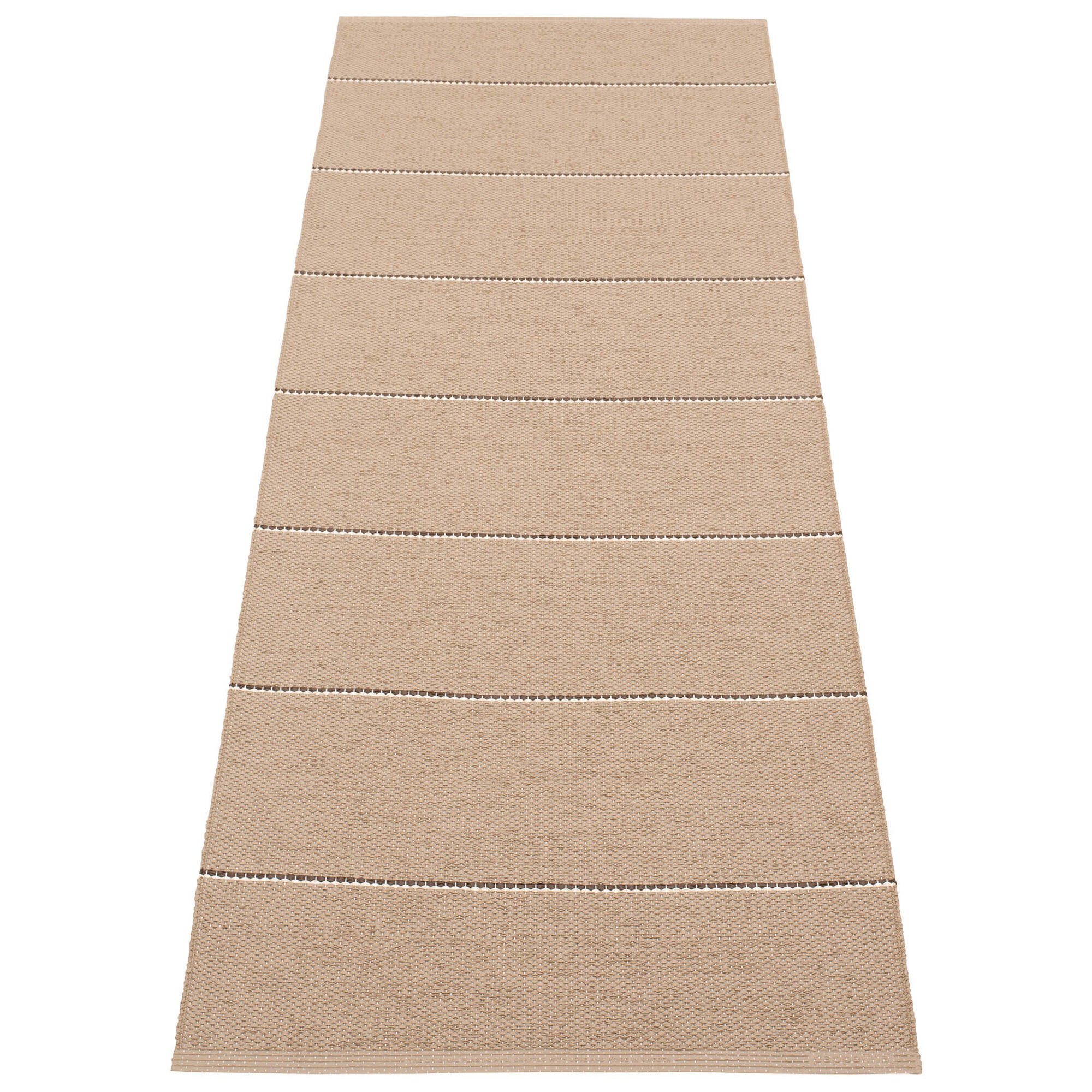 Pappelina Lea Gulvtæppe 225    70 Cm  Potato Brown Vanilla