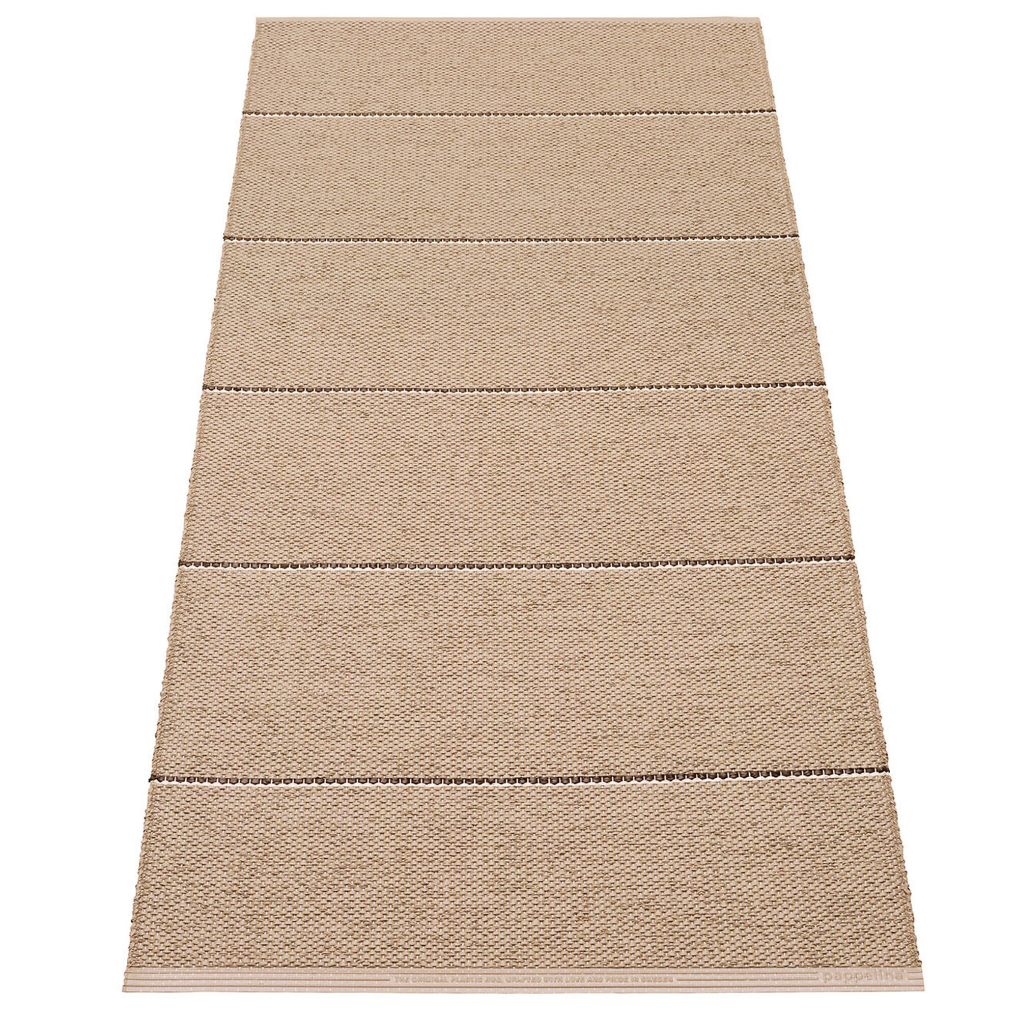 Pappelina Lea Gulvtæppe 150    70 Cm  Potato Brown Vanilla