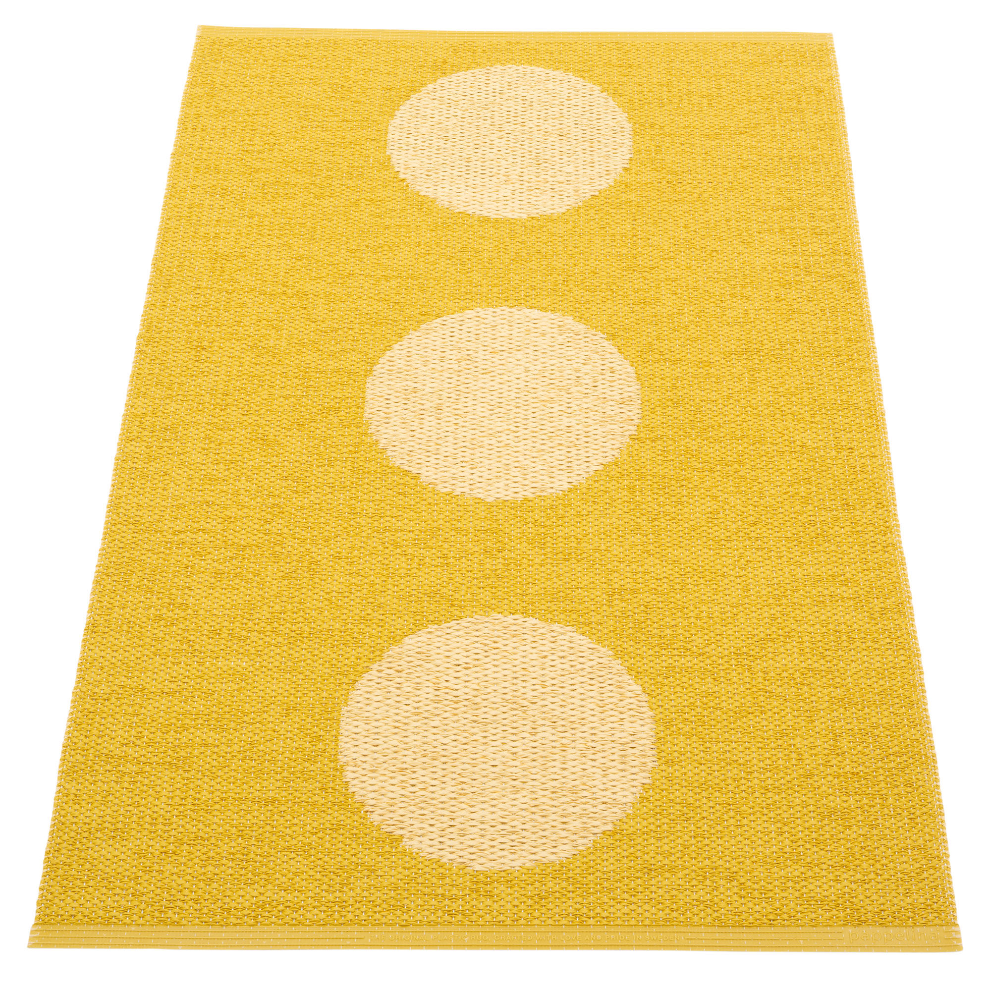 Pappelina Vera Pop Tæppe 70x120 Cm  Mustard Gul