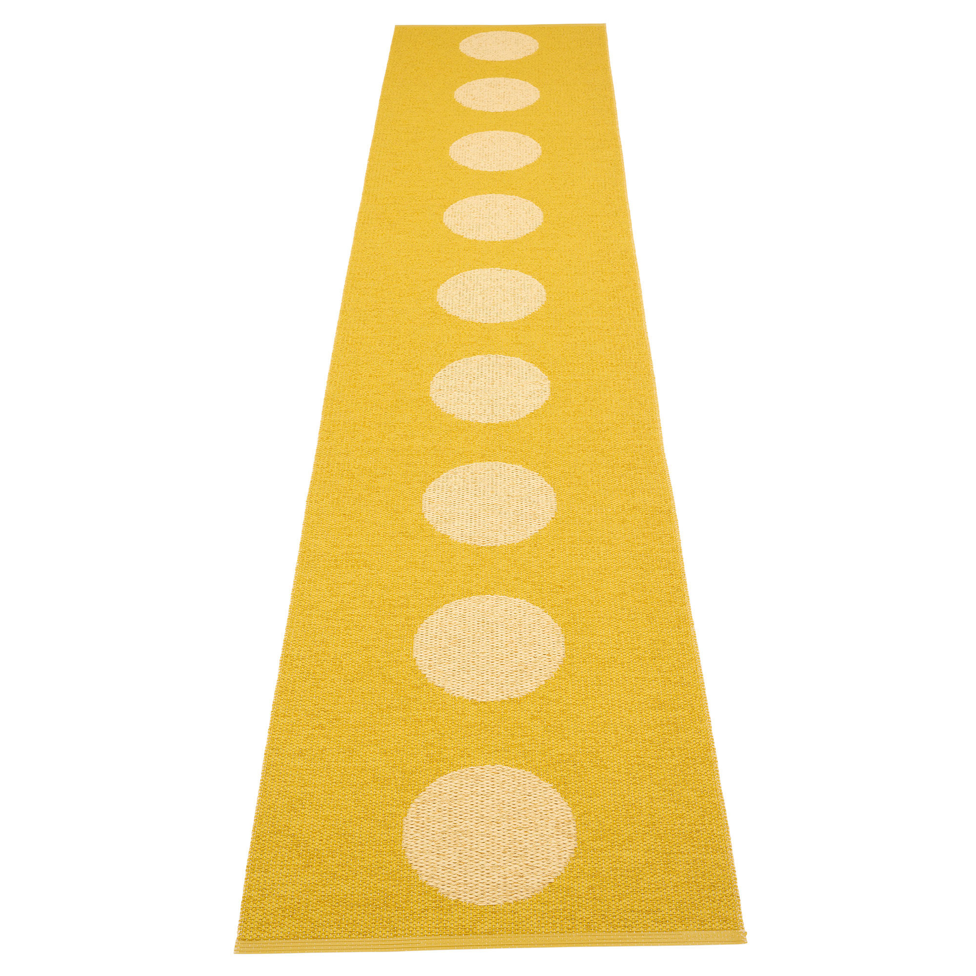 Pappelina Vera Pop Tæppe 70x360 Cm  Mustard Gul