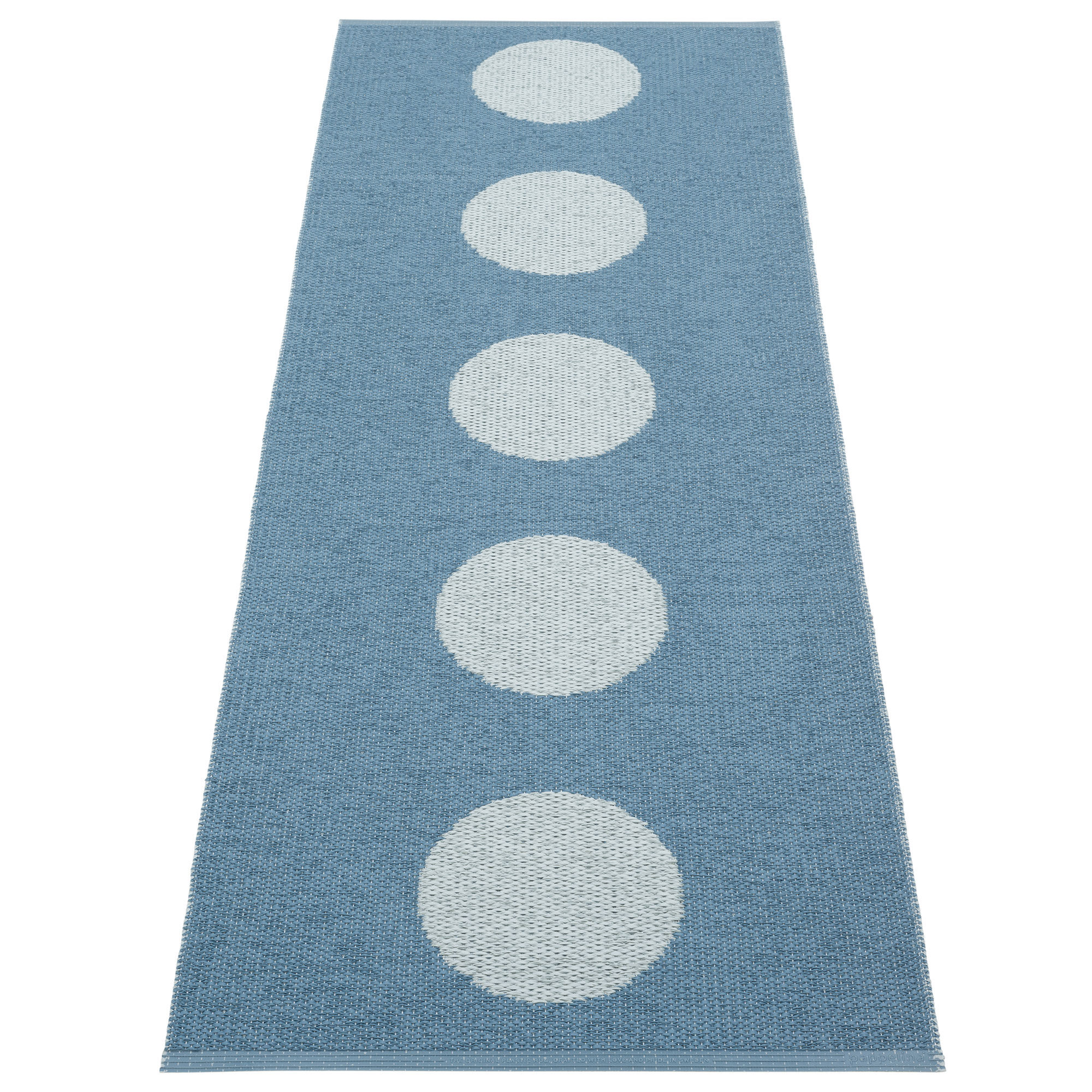 Pappelina Vera Pop Tæppe 70x200 Cm  River Blue Fog