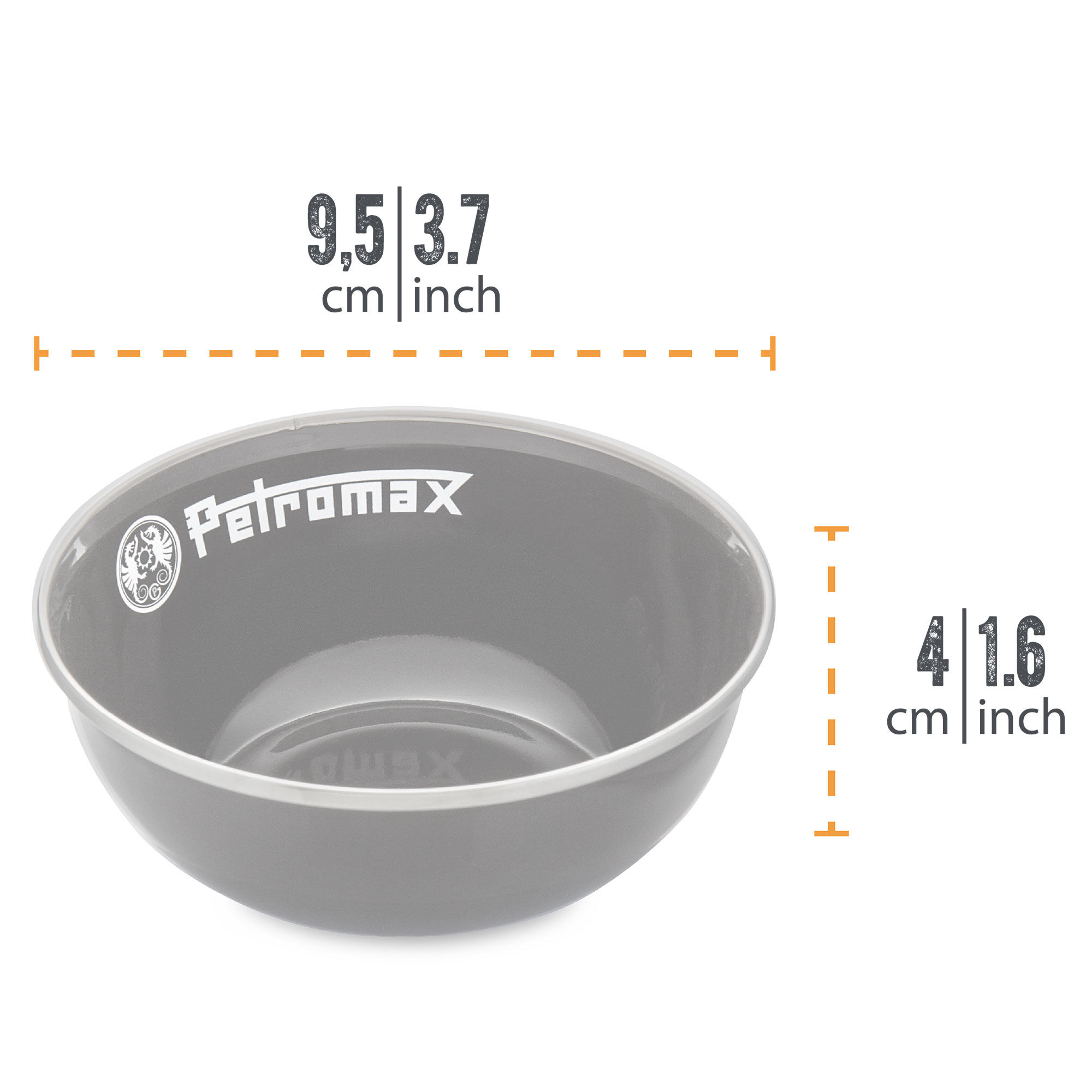 Petromax Skål 160 Ml  Sort    Stk