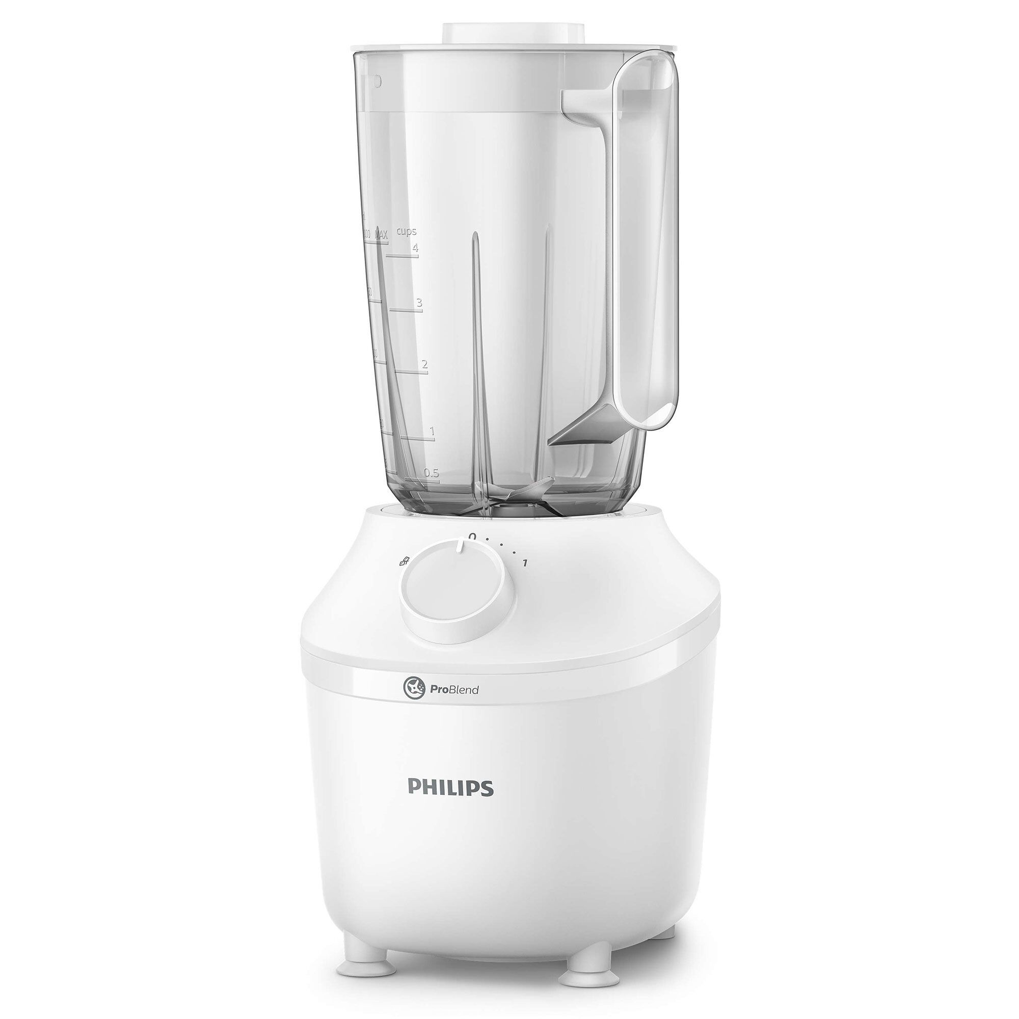 Philips Hr2041 00 3000 Series Blender  450 Watt  Hvid