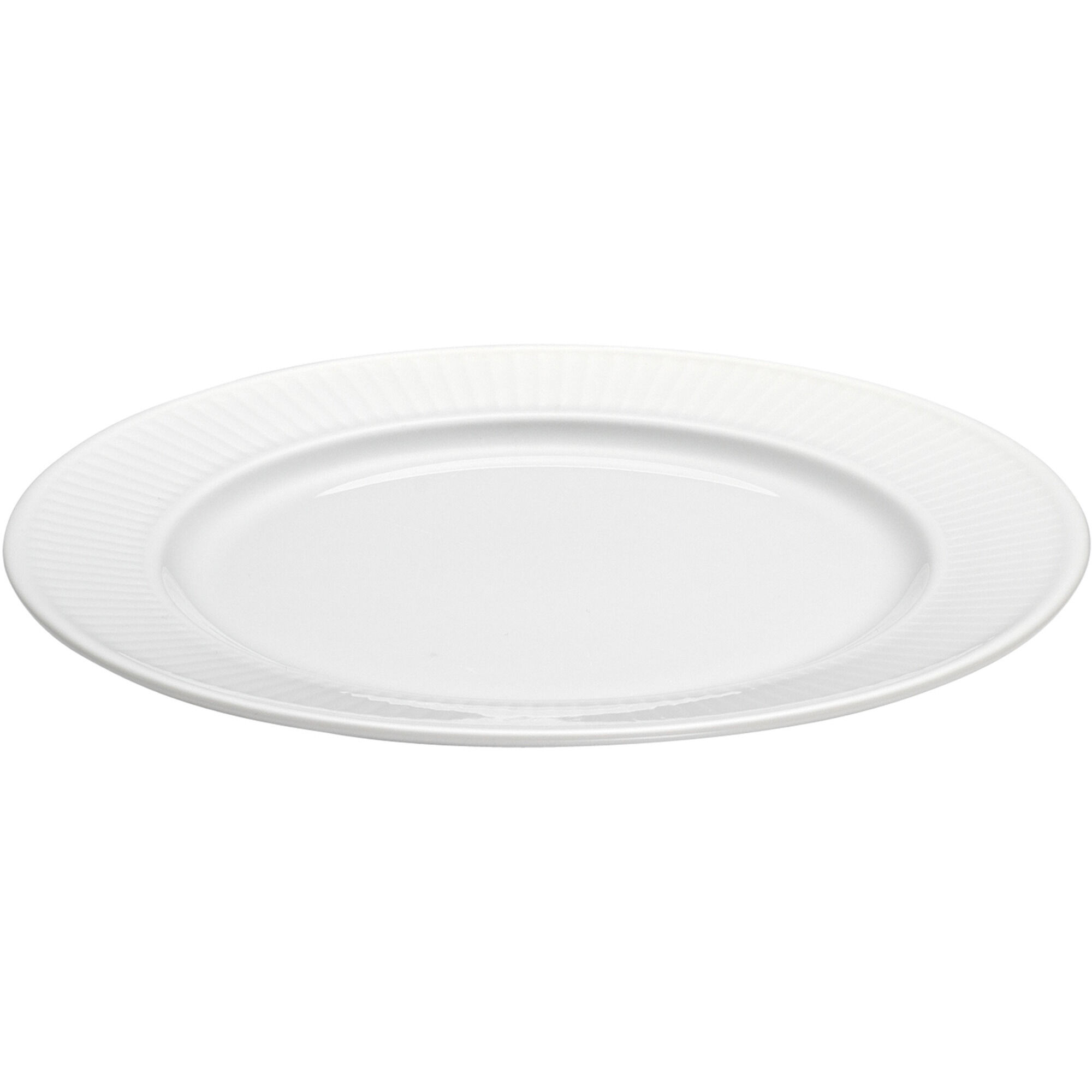 Pillivuyt Hvid Plissé Tallerken    17 Cm