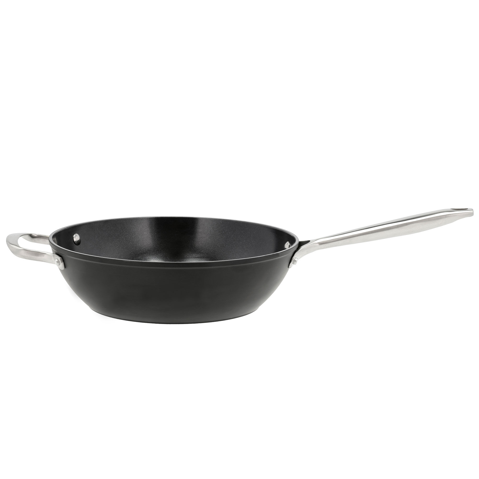 Pillivuyt Travo Wokpande 28 Cm  Sort