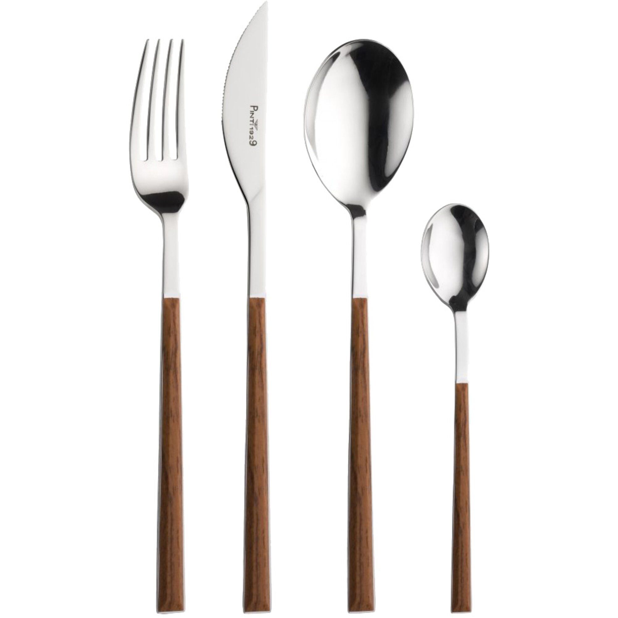 Pintinox Sushi Bestiksæt 24 Dele  Queen Mahogany