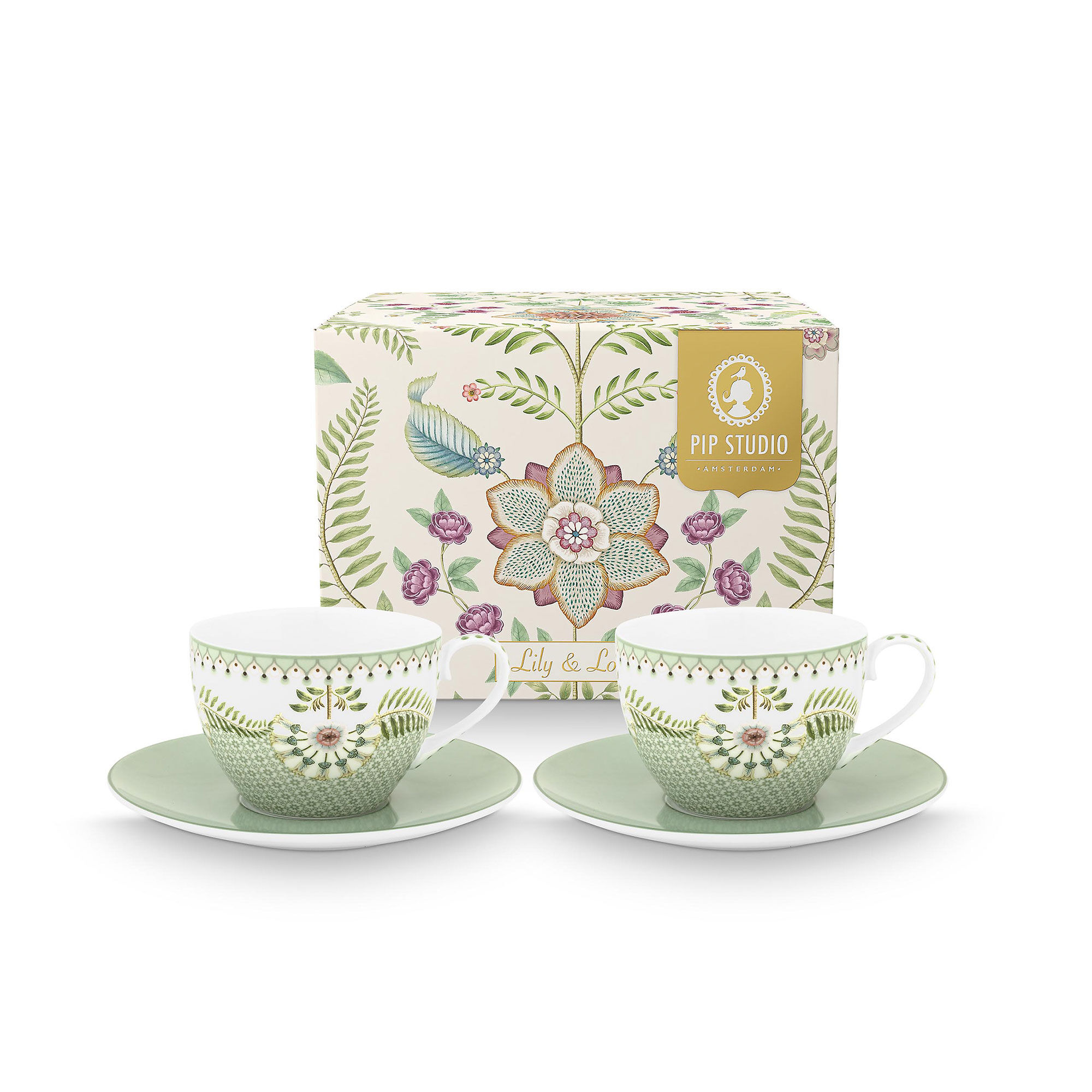 Pip Studio Lily   Lotus Cappuccino Kop  -pak