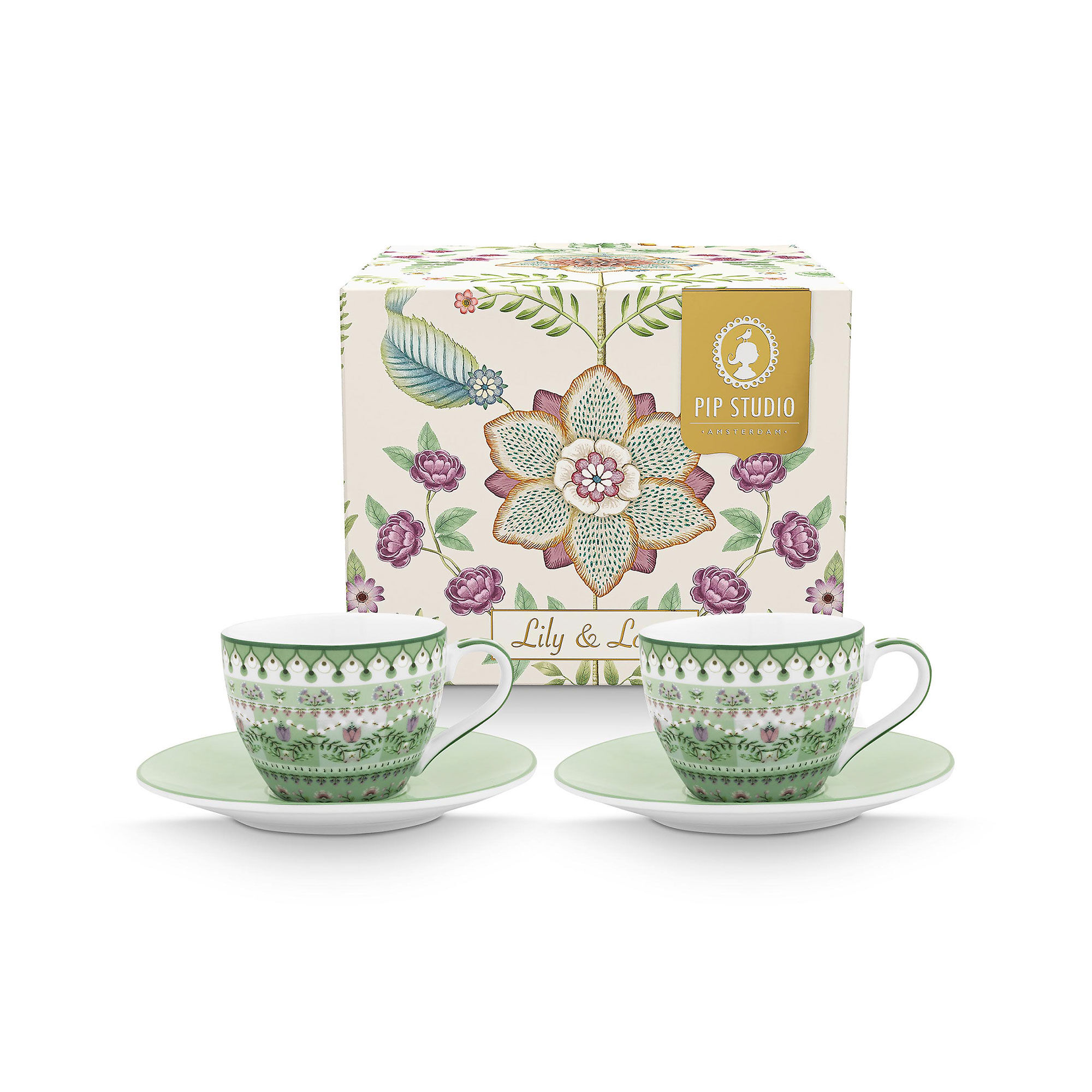 Pip Studio Lily   Lotus Espressokop 120 Ml  -pak