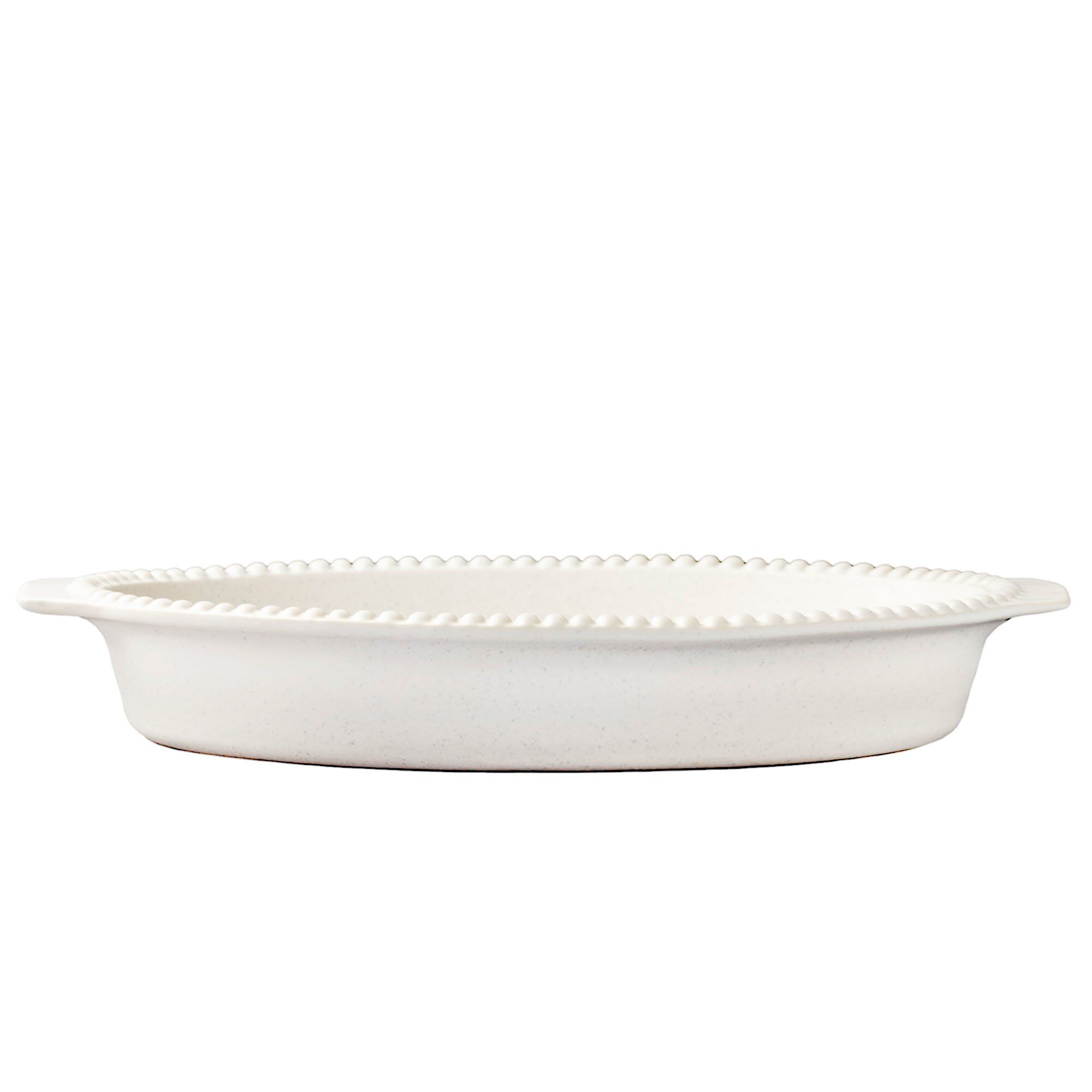Potteryjo Daria Ovnfast Fad 35 Cm  Cotton White
