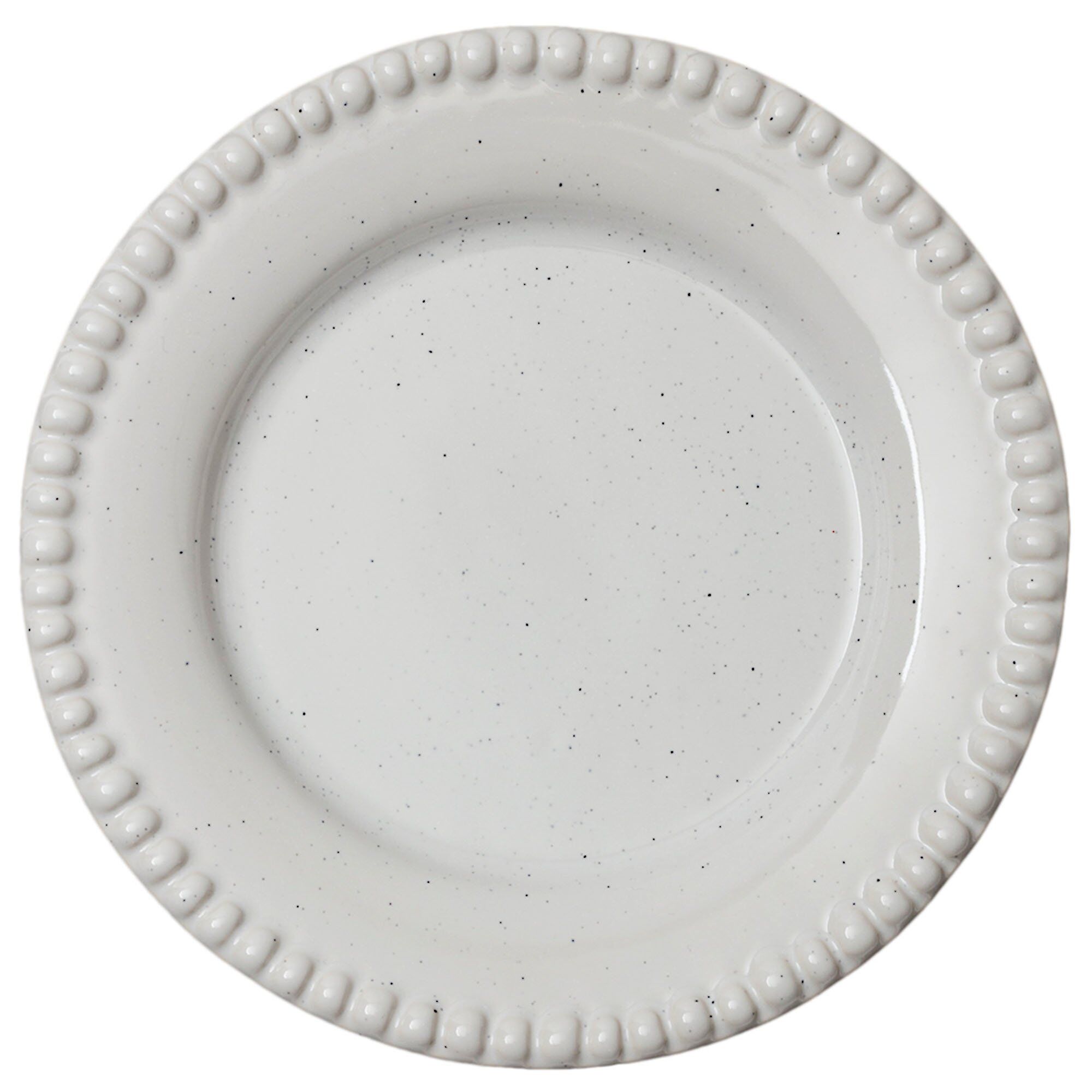Potteryjo Daria Tallerken 18 Cm    Stk  Cotton White Shiny