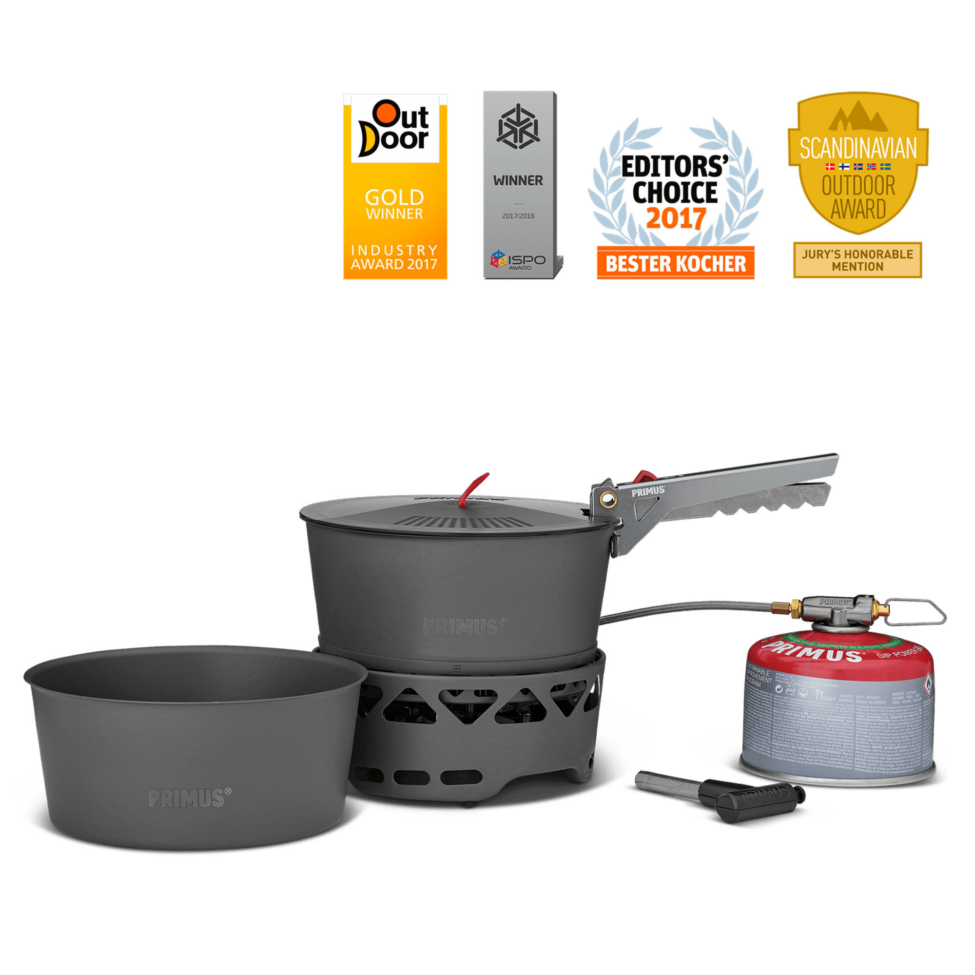 Primus Primetech Stove Set Stormkøkken Med   Gryder     Liter
