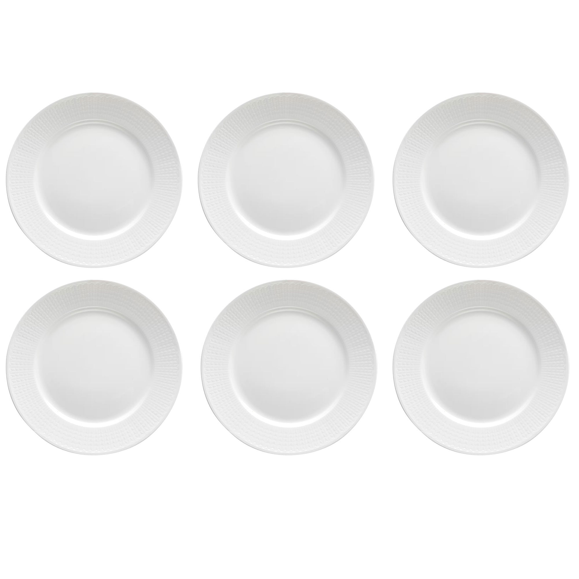 Rörstrand Swedish Grace Hvid Tallerken 21 Cm  -pak