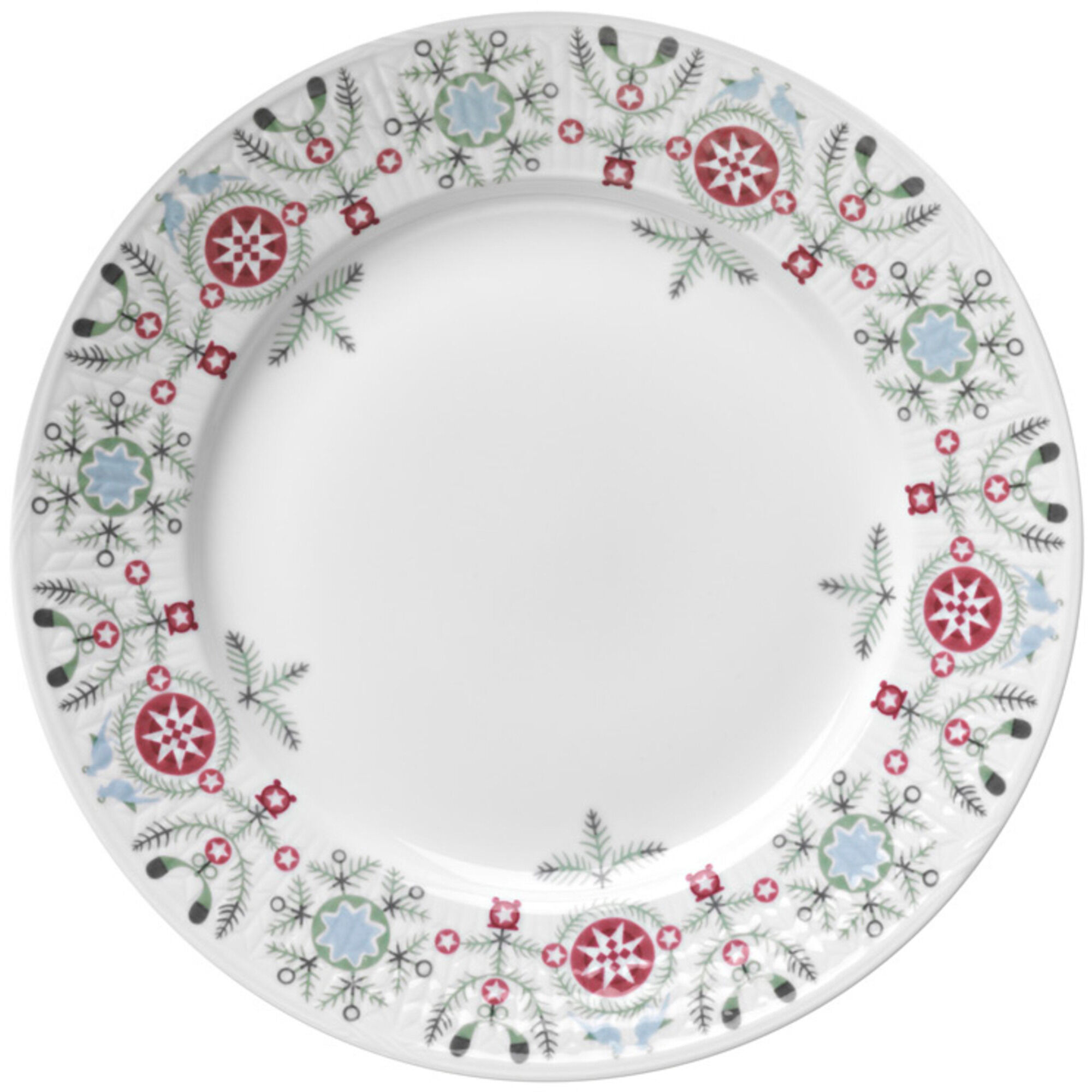 Rörstrand Swedish Grace Vinter Tallerken 21 Cm  Porcelæn