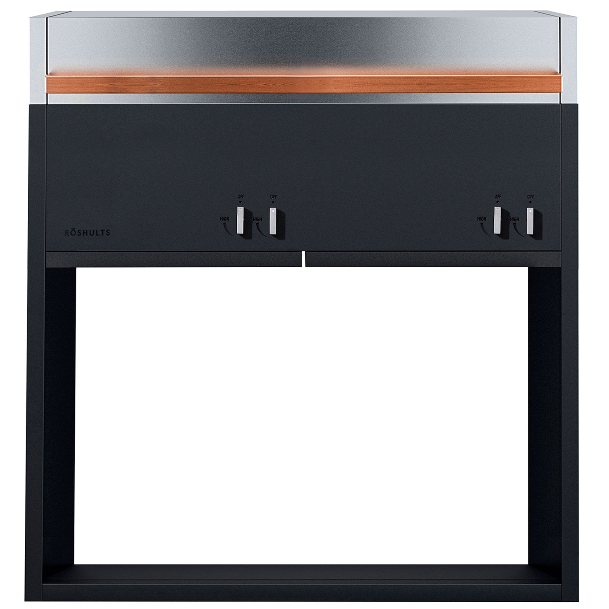 Röshults Essentials Gasgrill  Beluga Black