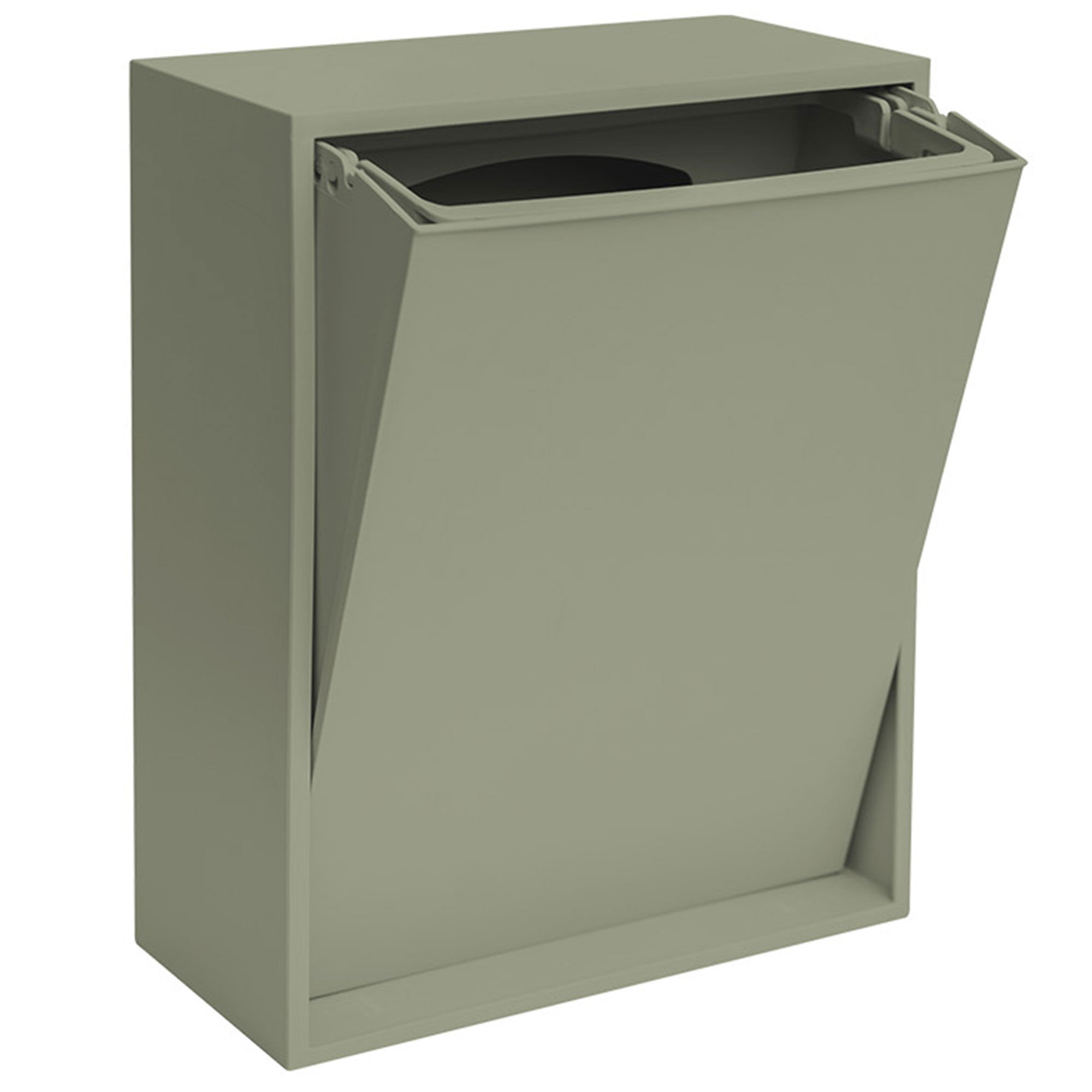Recollector Recycling Box 12 Liter  Oak Green