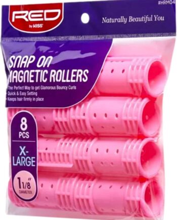 Red By Kiss Magnetic Rollers  -large
