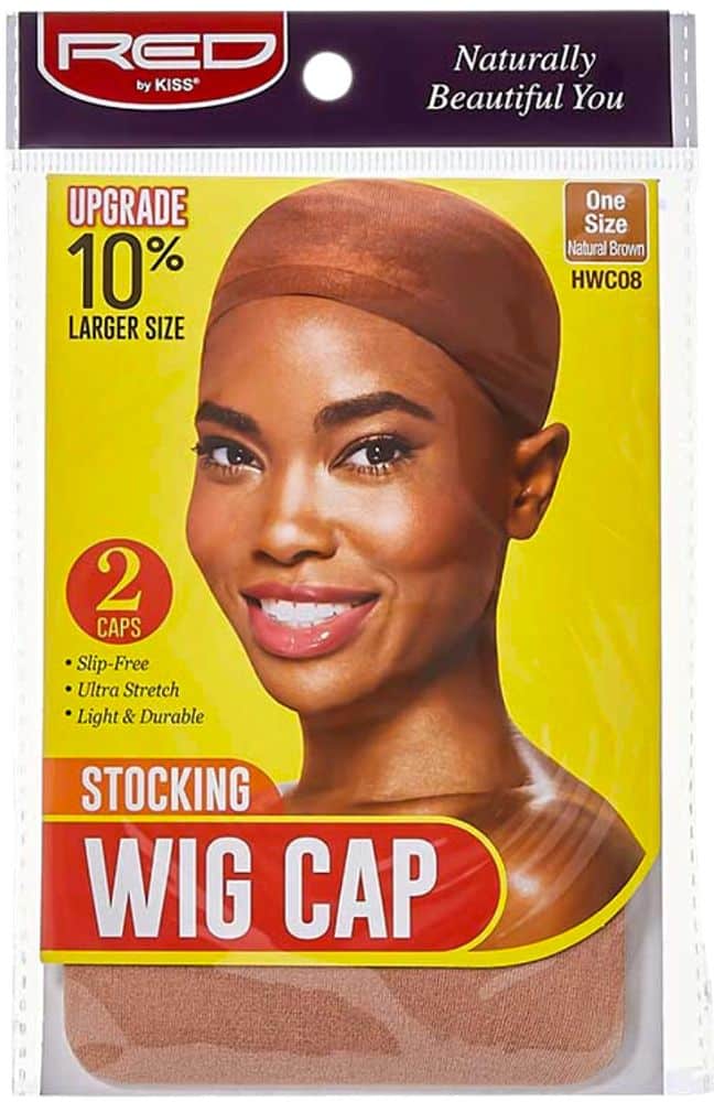 Red By Kiss Stocking Wig Cap Stk Brown