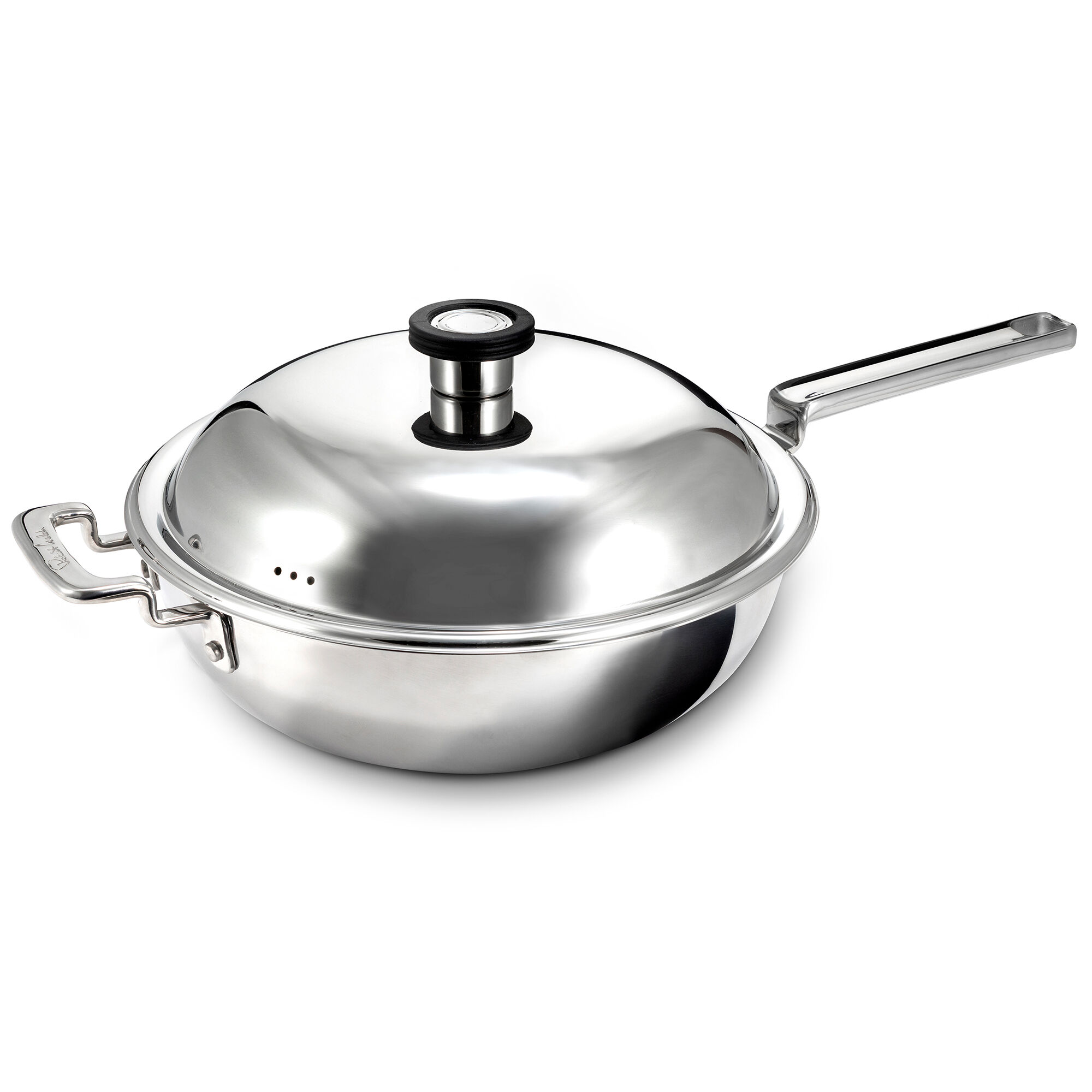 Robert Welch 316 Series Wok Med Låg 28 Cm  Rustfrit Stål