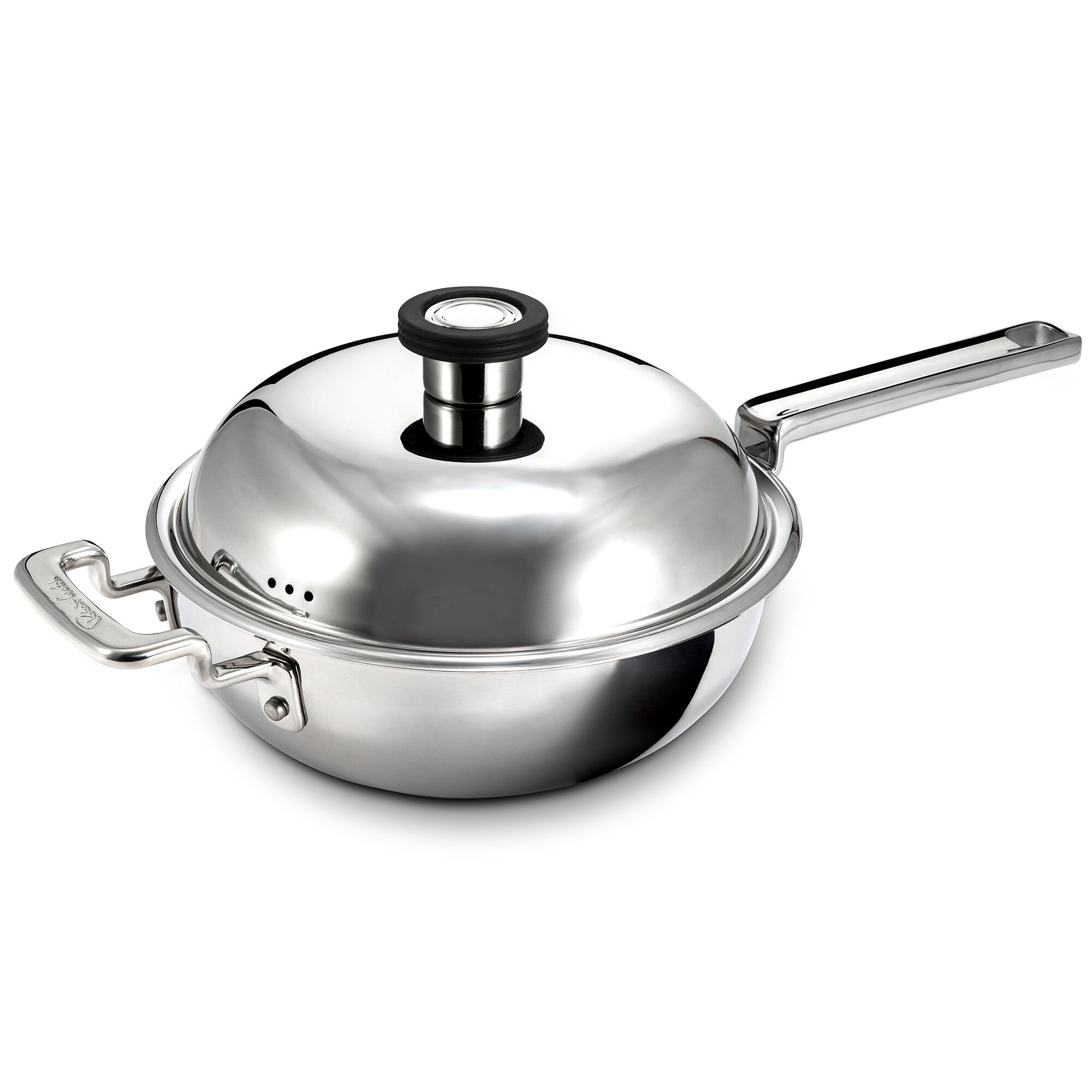 Robert Welch 316 Series Wok Med Låg  Rustfrit Stål