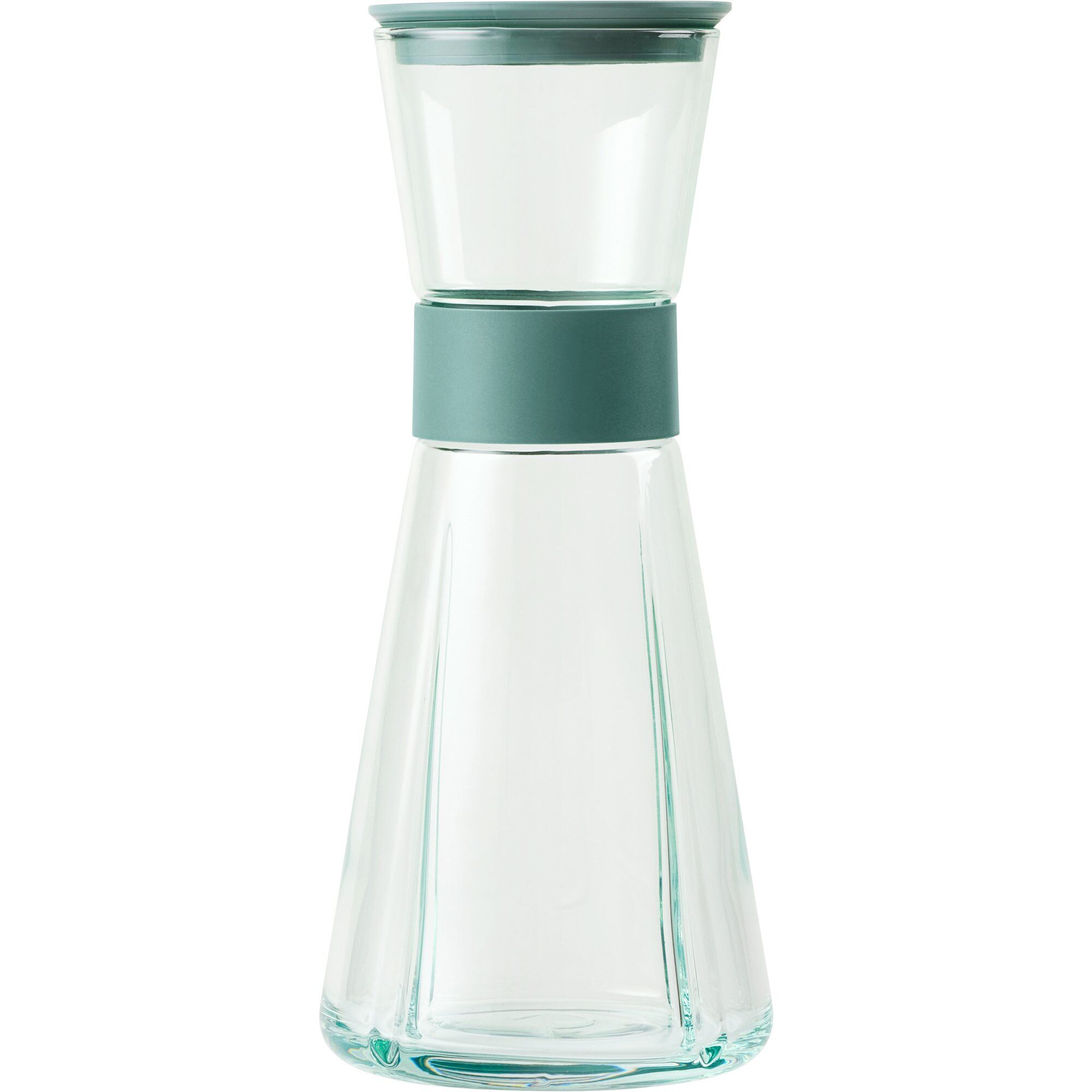 Rosendahl Grand Cru Recycled Vandkaraffel Med Grønt Låg  Klar  90 Cl