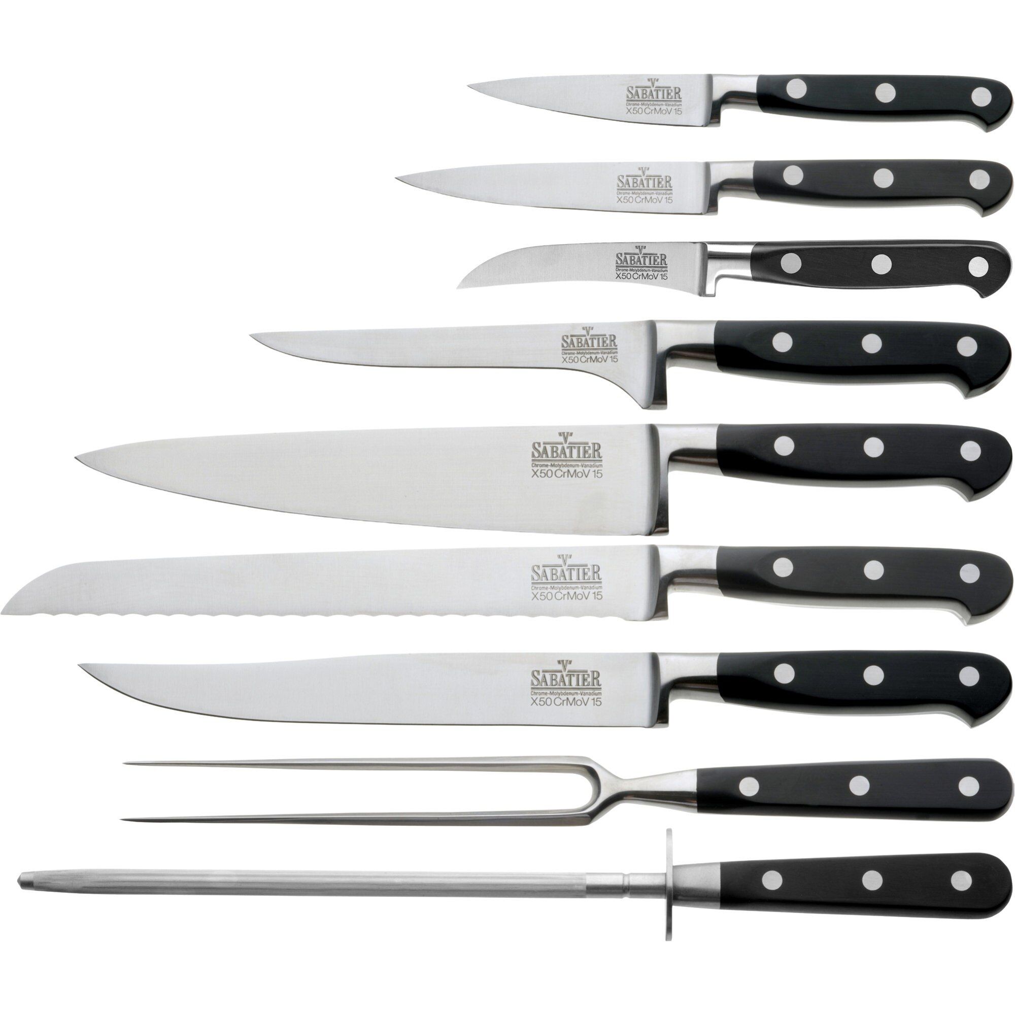 Sabatier Origin Knivsæt Med Knivblok    Dele