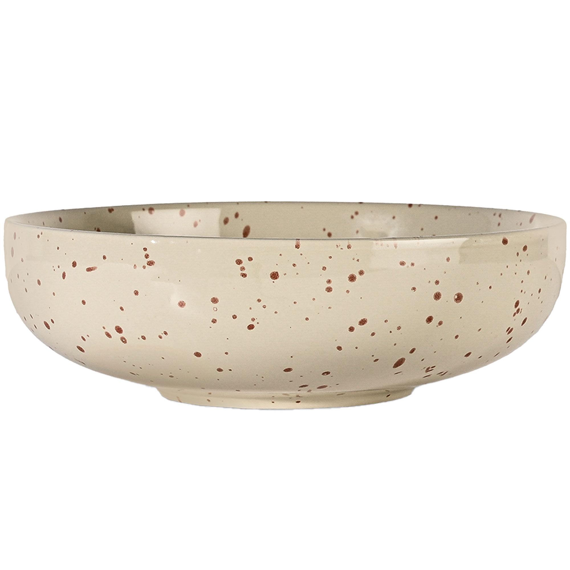 Sagaform Ditte Serveringsskål  Beige Bordeaux