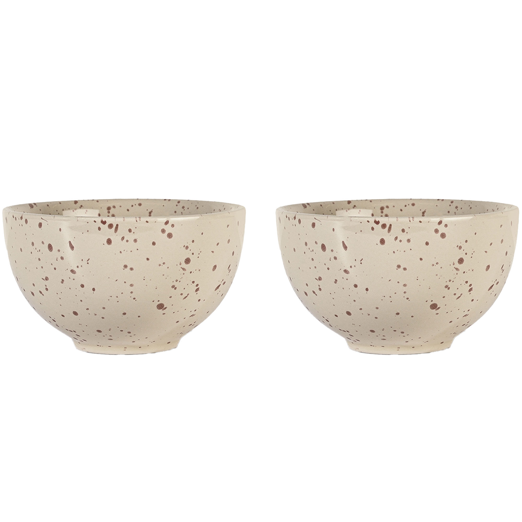 Sagaform Ditte Skål  Beige Bordeaux