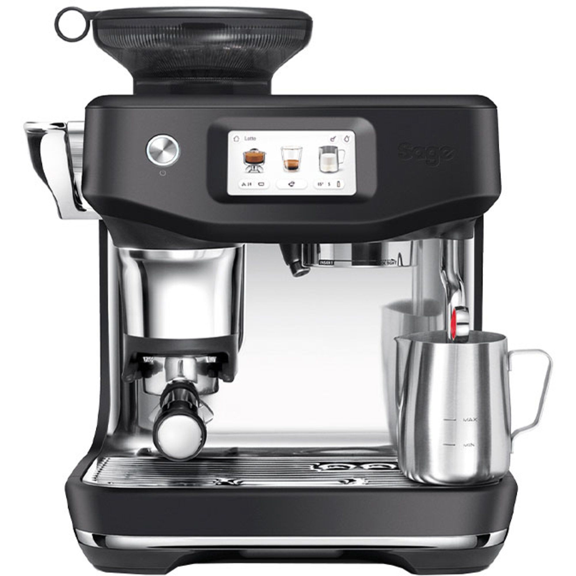 Sage Barista Touchâ  Impress Ses881 Espressomaskine  Black Truffle