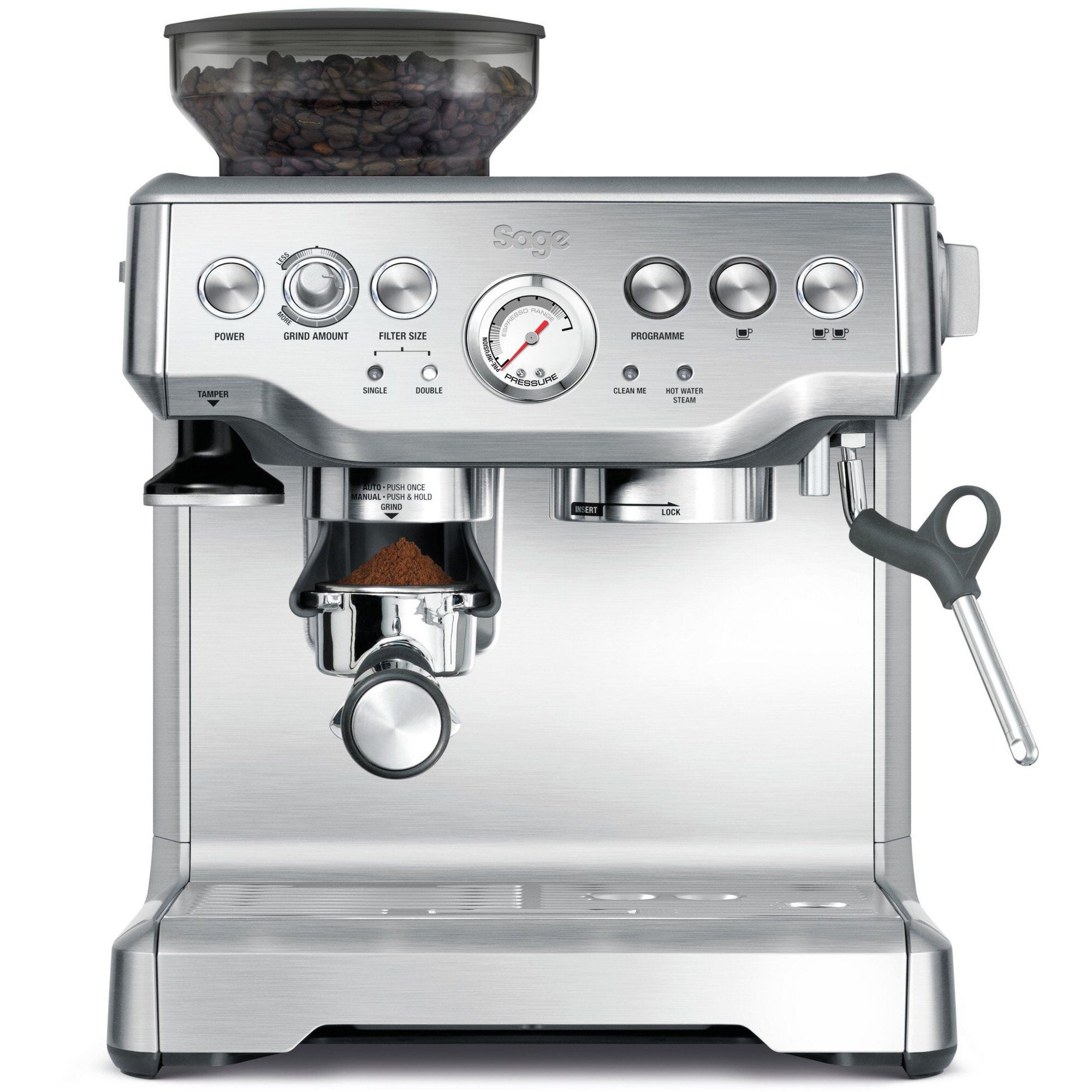 Sage Bes875 The Barista Express Espressomaskine