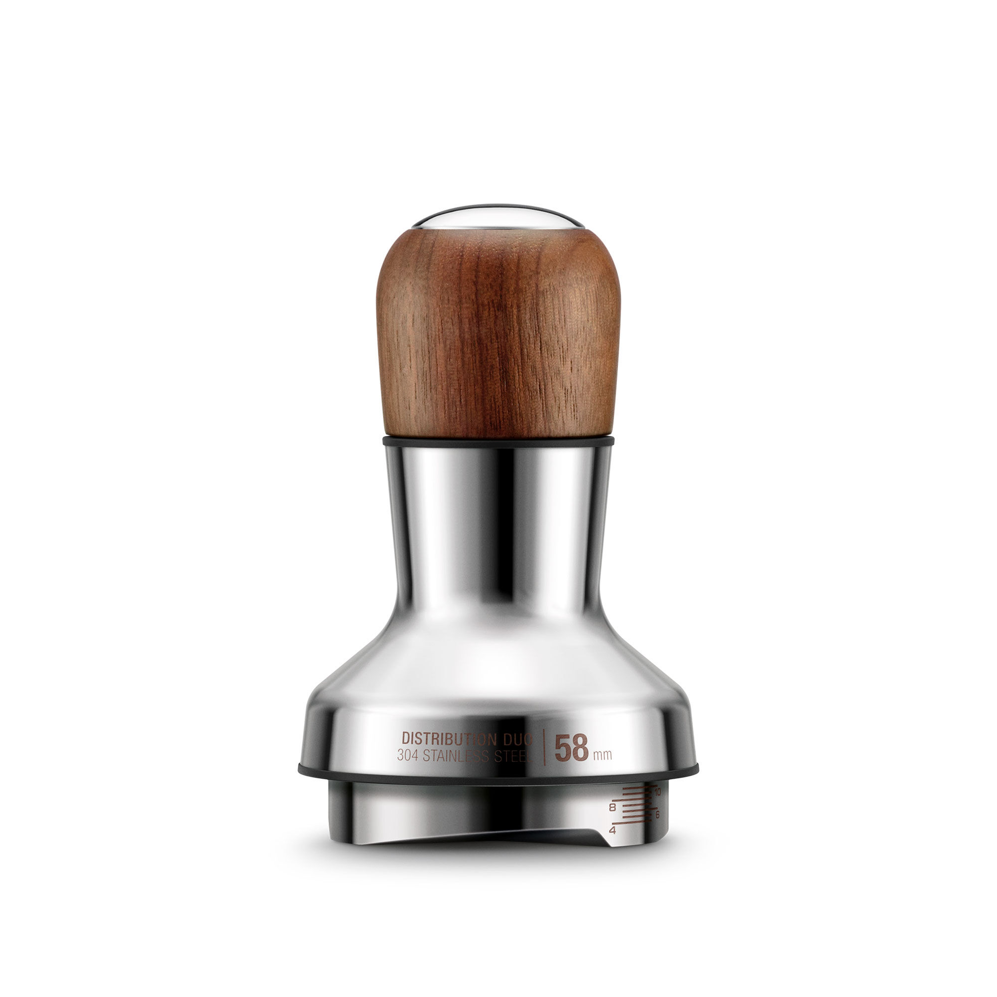Sage Sea303wlw Tamper Og Fordeliner 58 Mm  Valnød