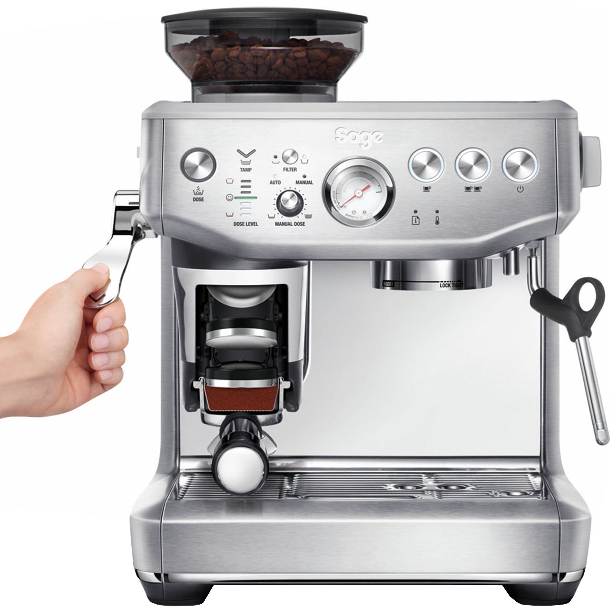 Sage Ses876bss The Barista Express Impress Espressomaskine