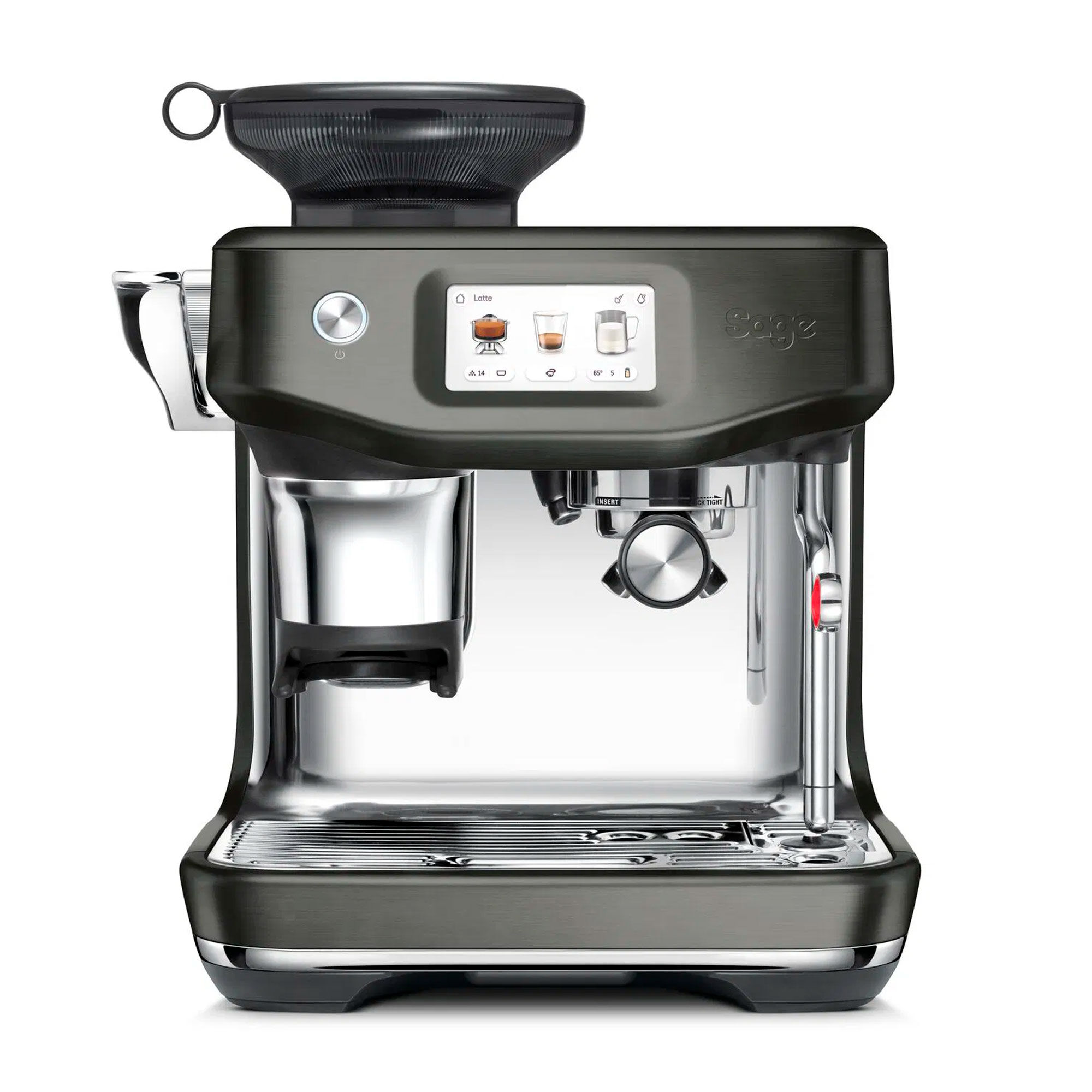 Sage Ses882bst Touch Impress Espressomaskine  Sort