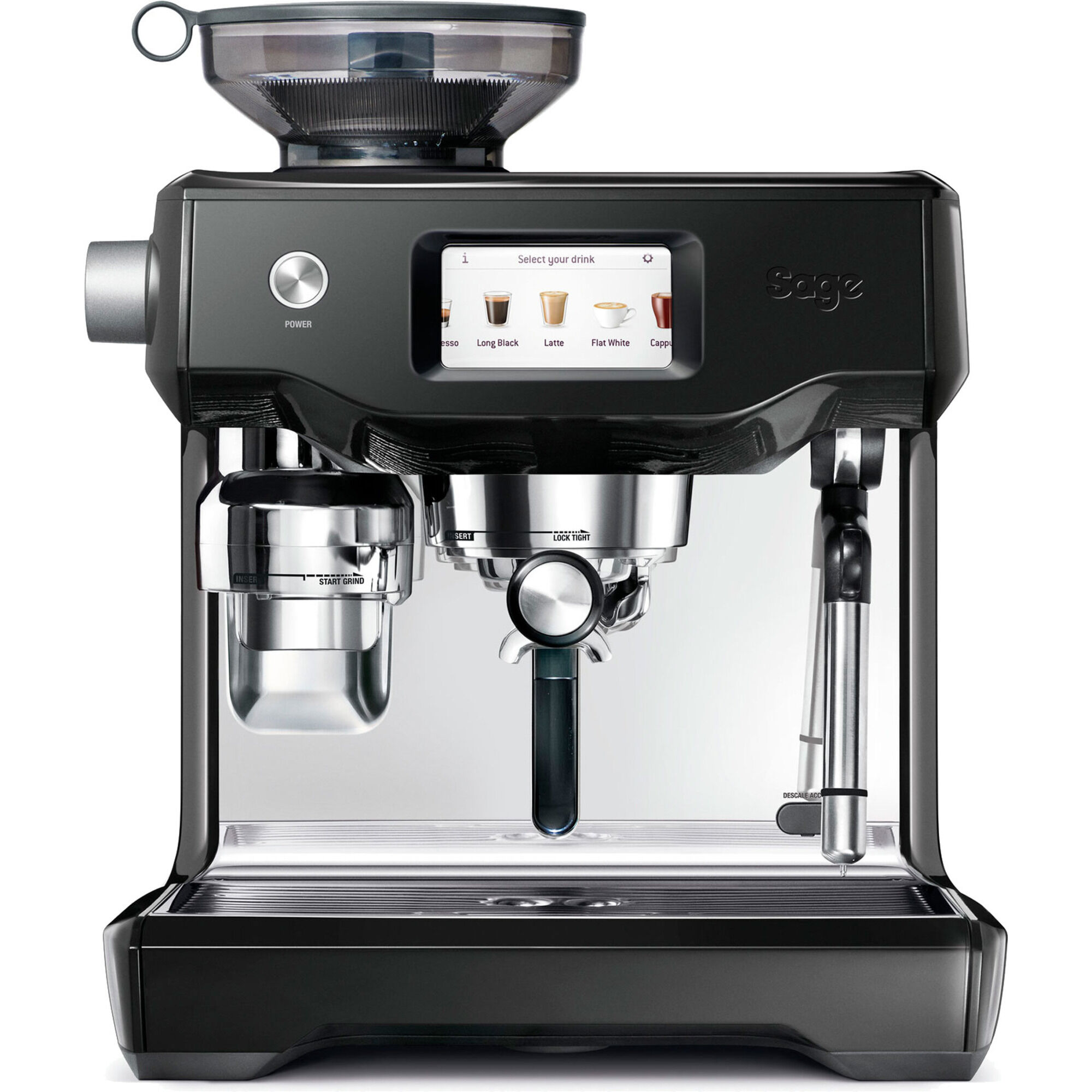 Sage Ses990 The Oracle Touch Espressomaskine  Sort