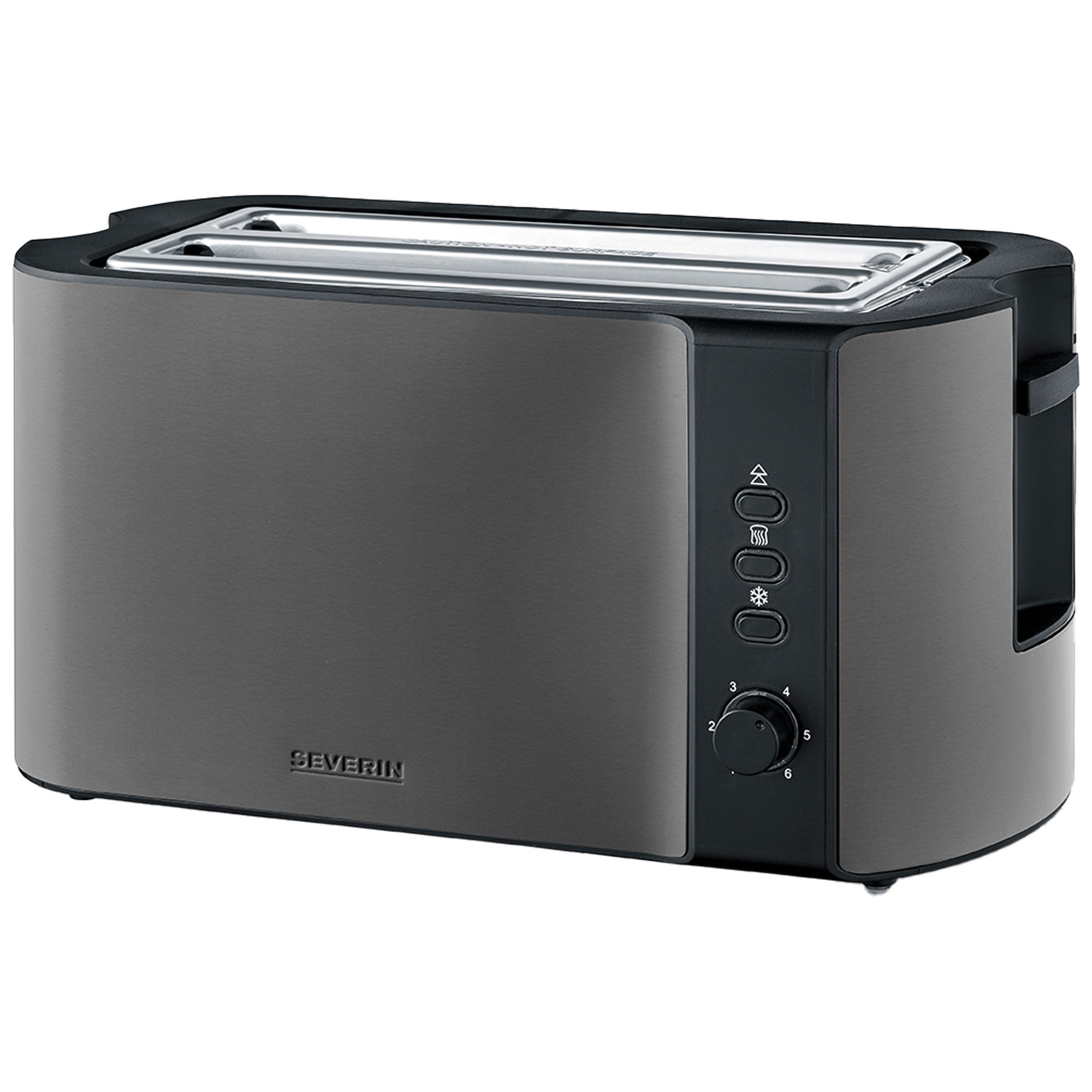 Severin At 9341 Brødrister   Skiver  Dark Inox