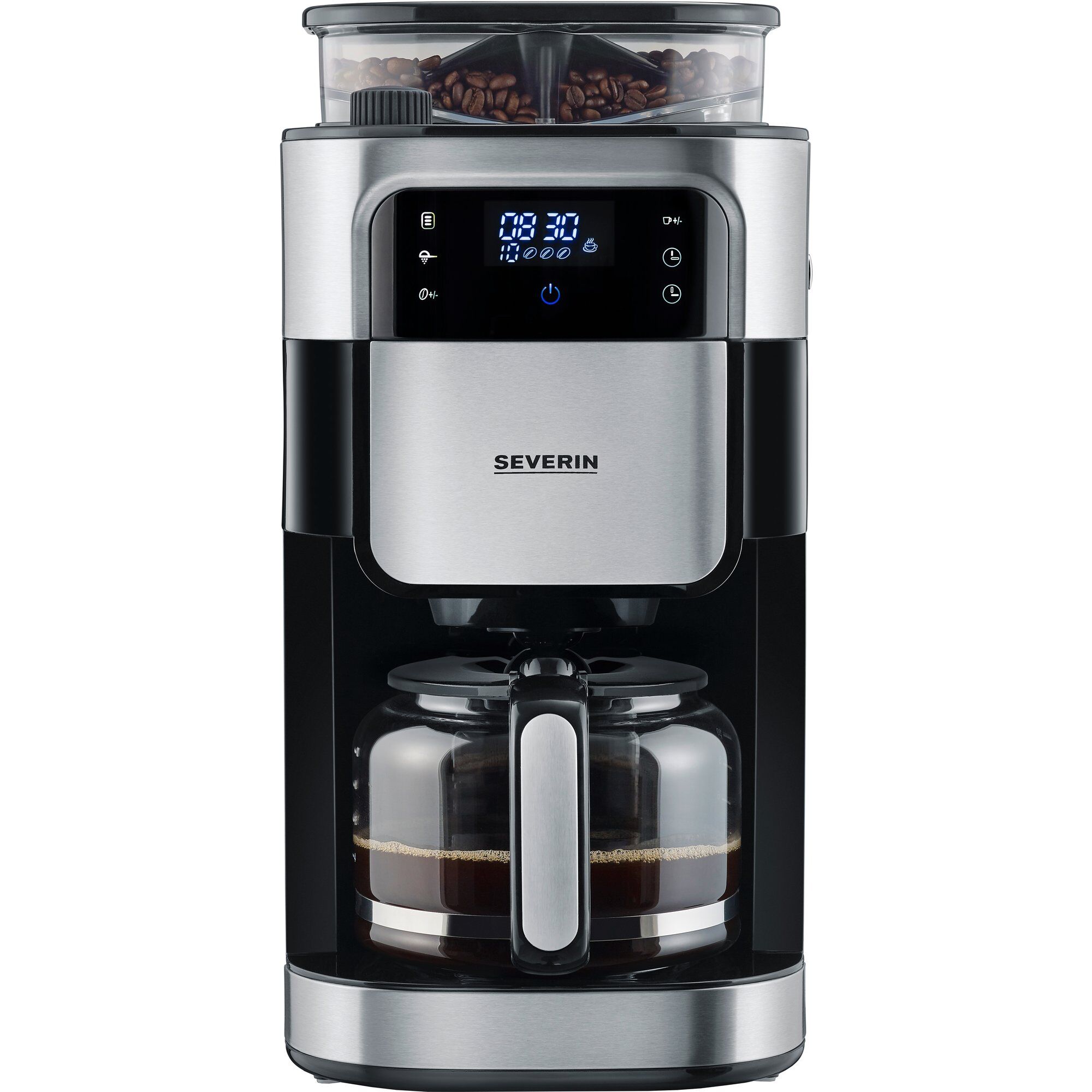 Severin Ka4813 Kaffemaskine Med Indbygget Kværn  Touch Display