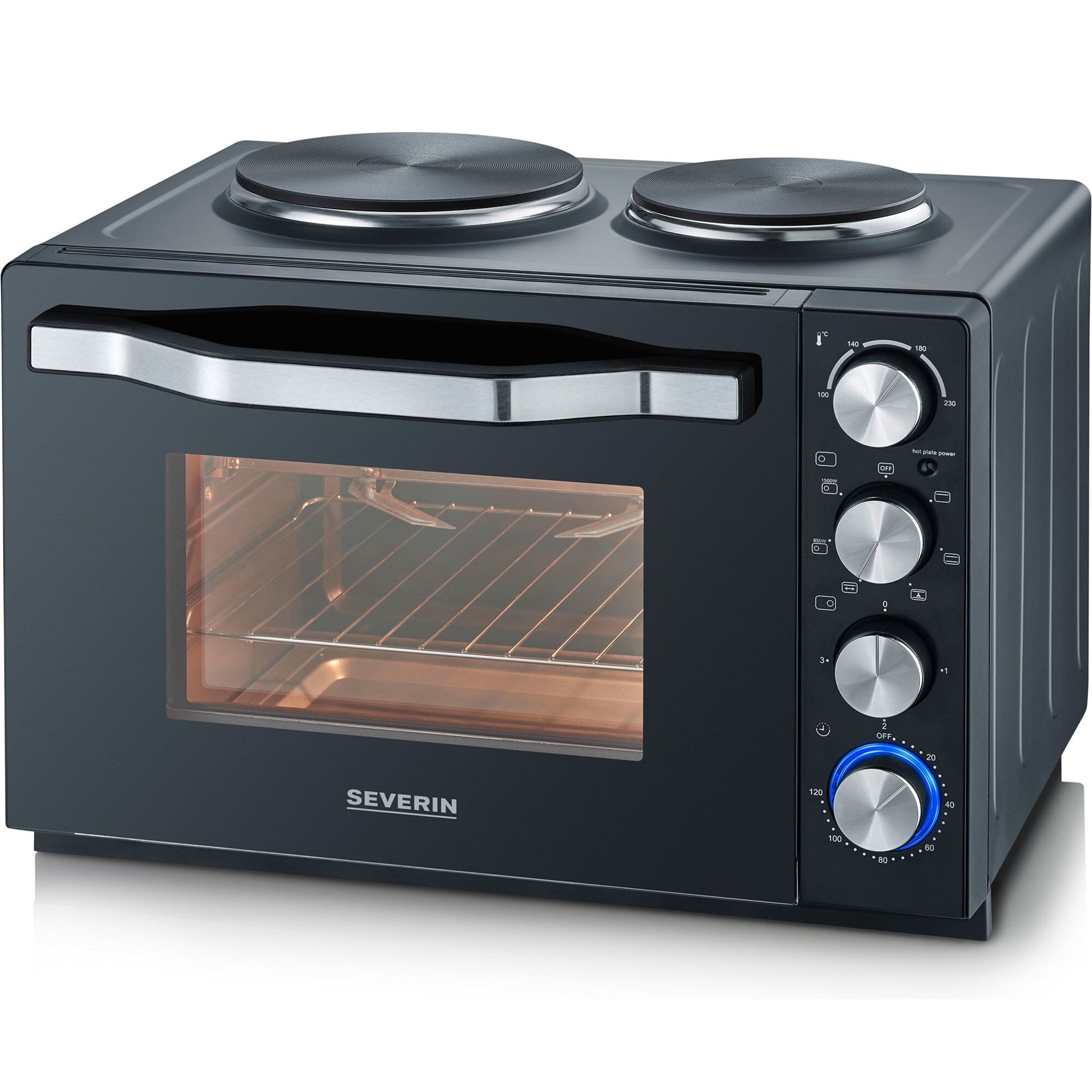 Severin Miniovn Med Kogeplader  30 Liter  2500