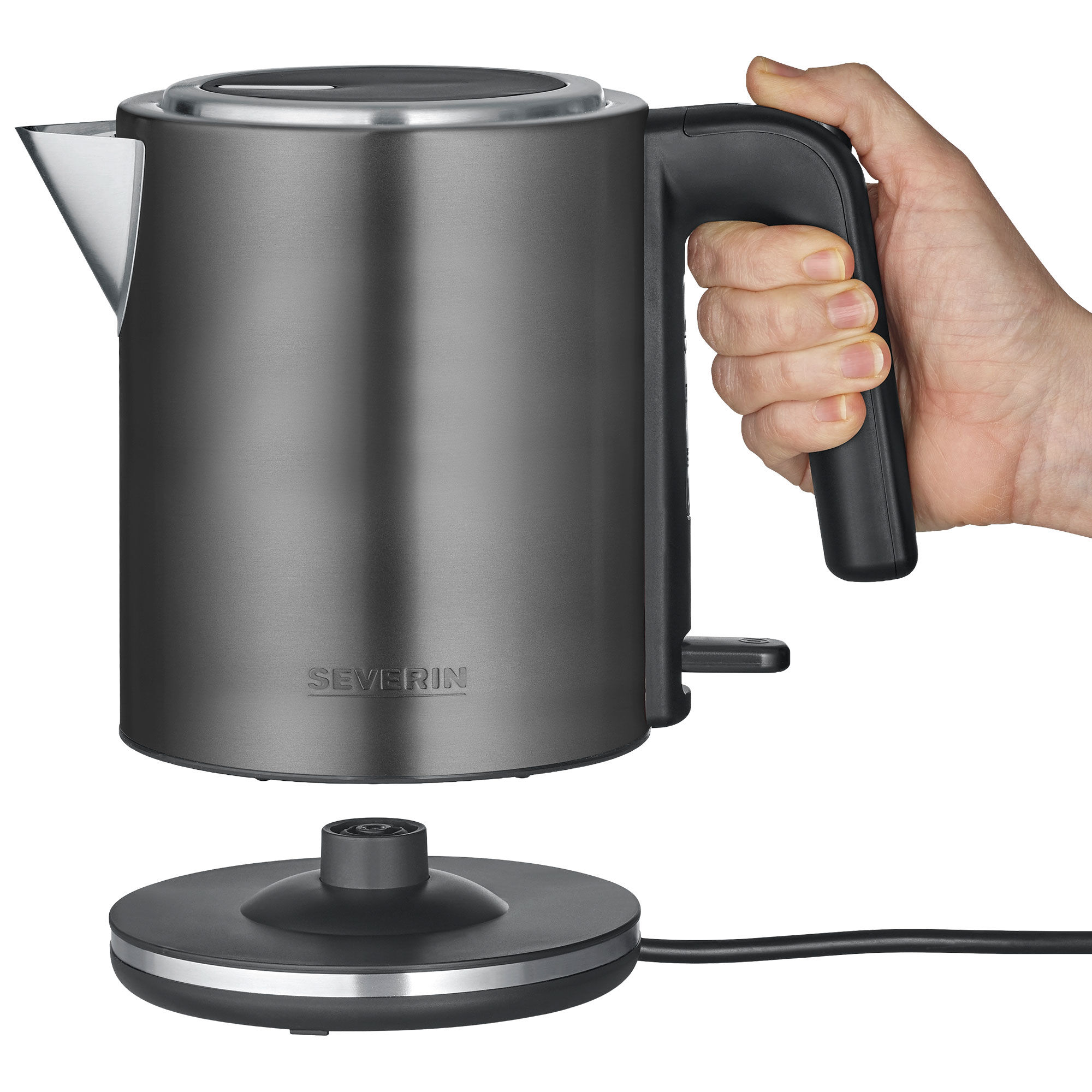 Severin Wk 9342 Elkedel   Liter  Dark Inox