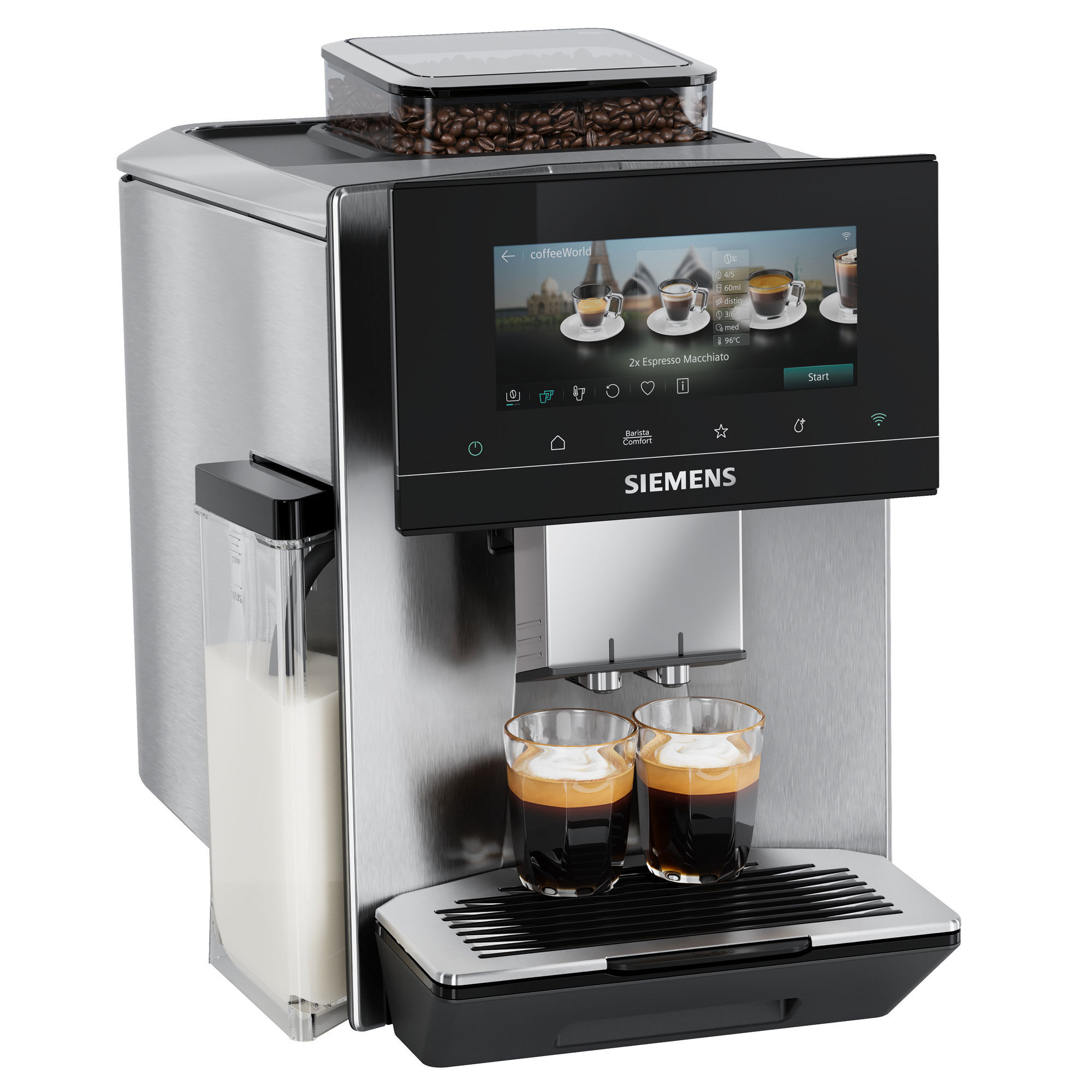 Siemens Eq900 Iaroma Tq923e43 Fuldautomatisk Espressomaskine  Inox
