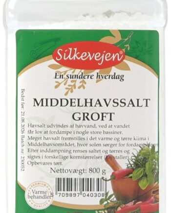 Silkevejen Middelhavssalt  Groft 800
