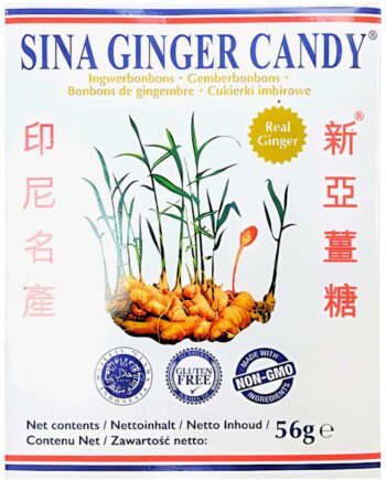 Sina Ginger Candy Ingefær 56