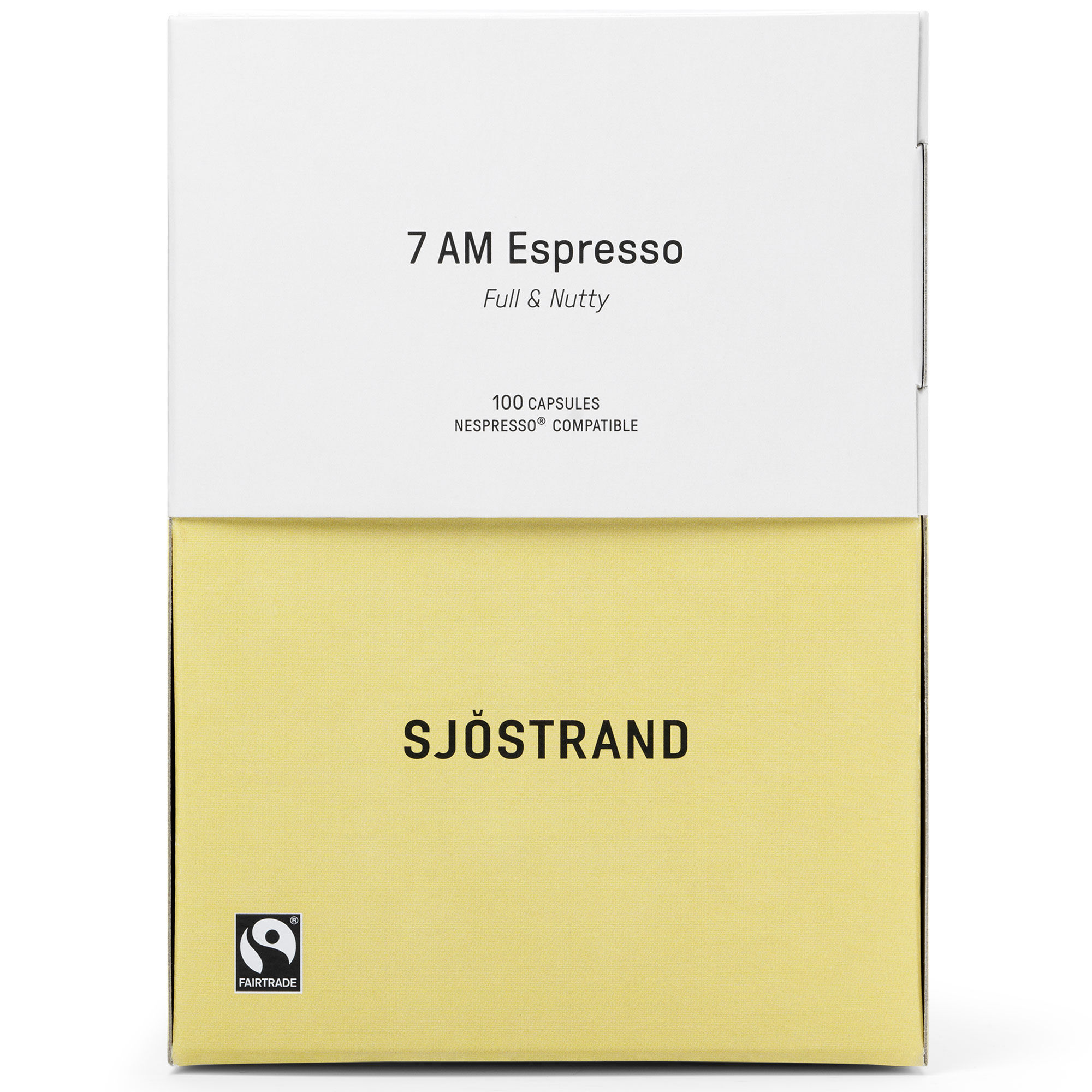 Sjöstrand Coffee   Am Espresso Kaffekapsler 100 Stk
