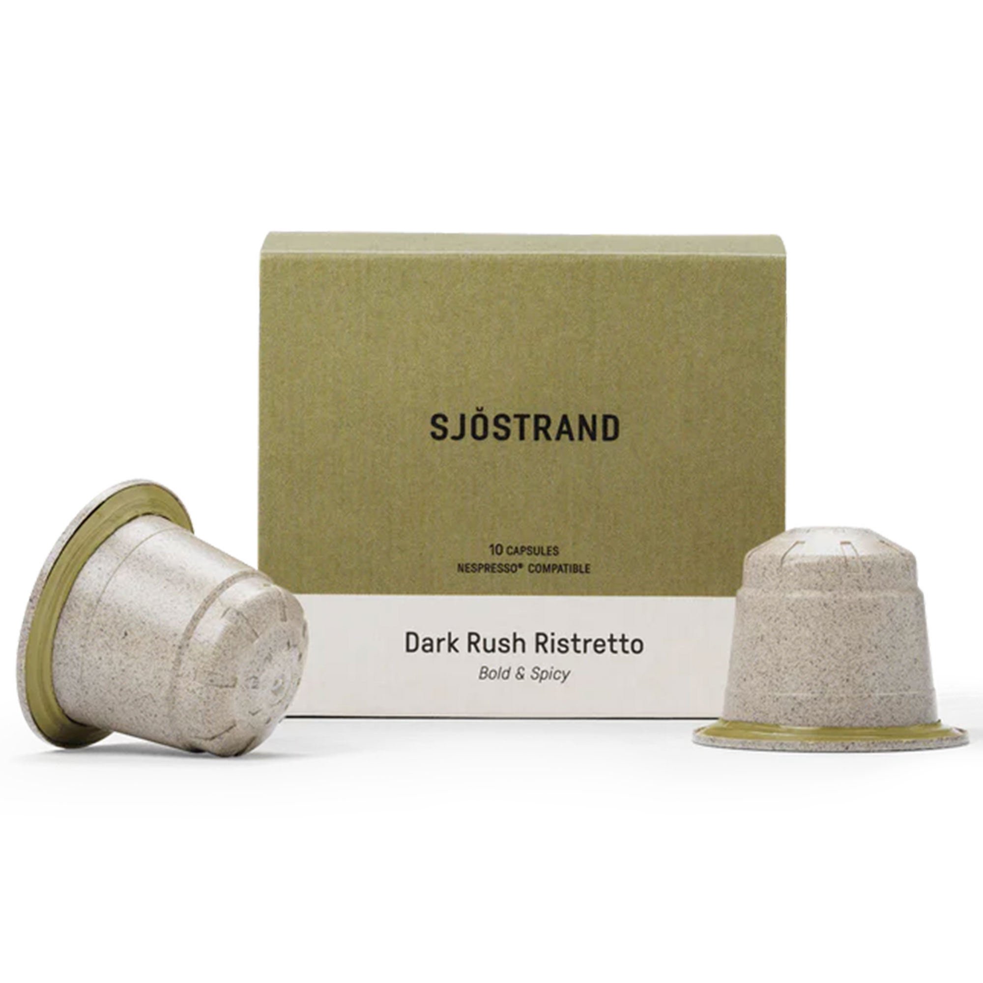 Sjöstrand Coffee Dark Rush Ristretto Kaffekapsler 10 Stk