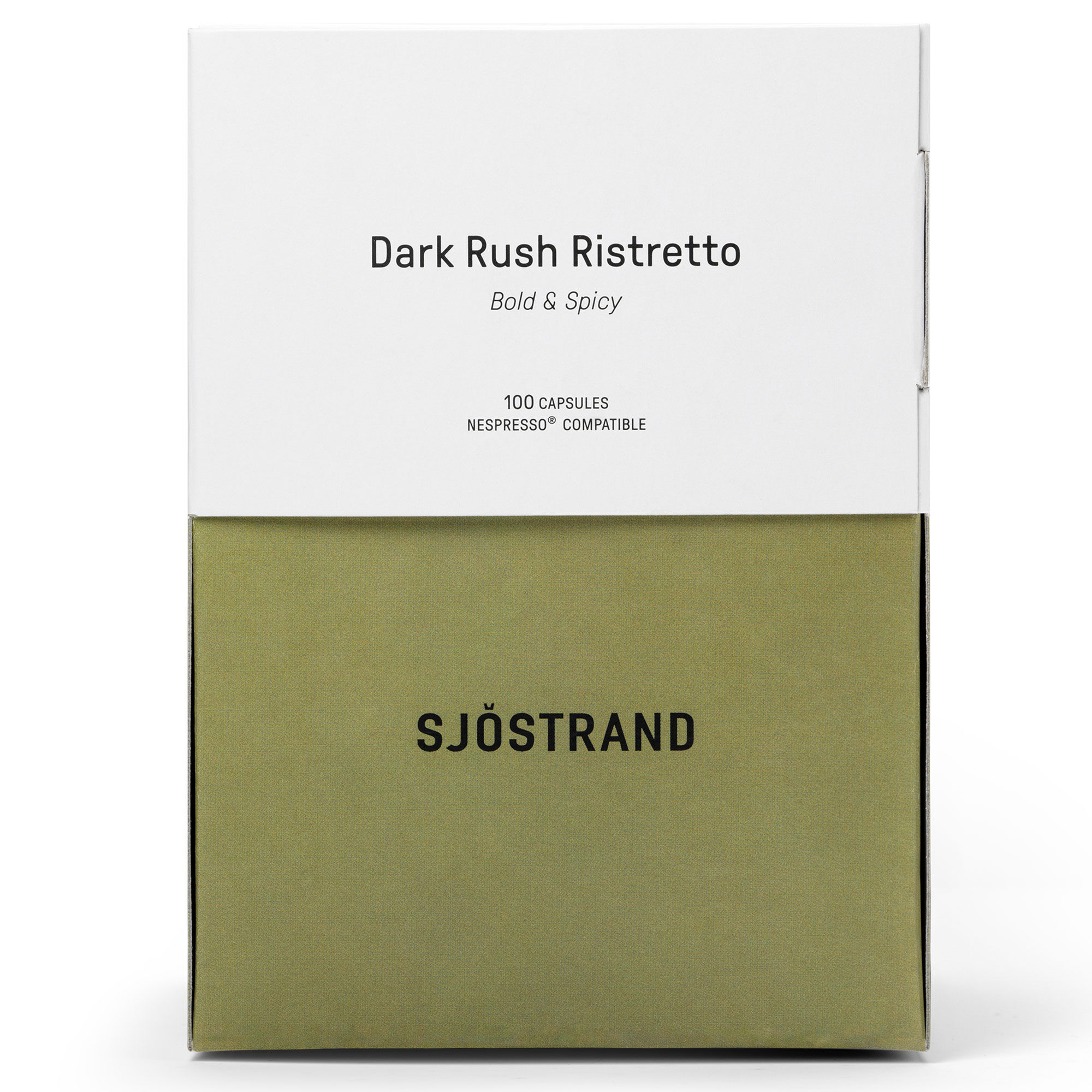 Sjöstrand Coffee Dark Rush Ristretto Kaffekapsler 100 Stk