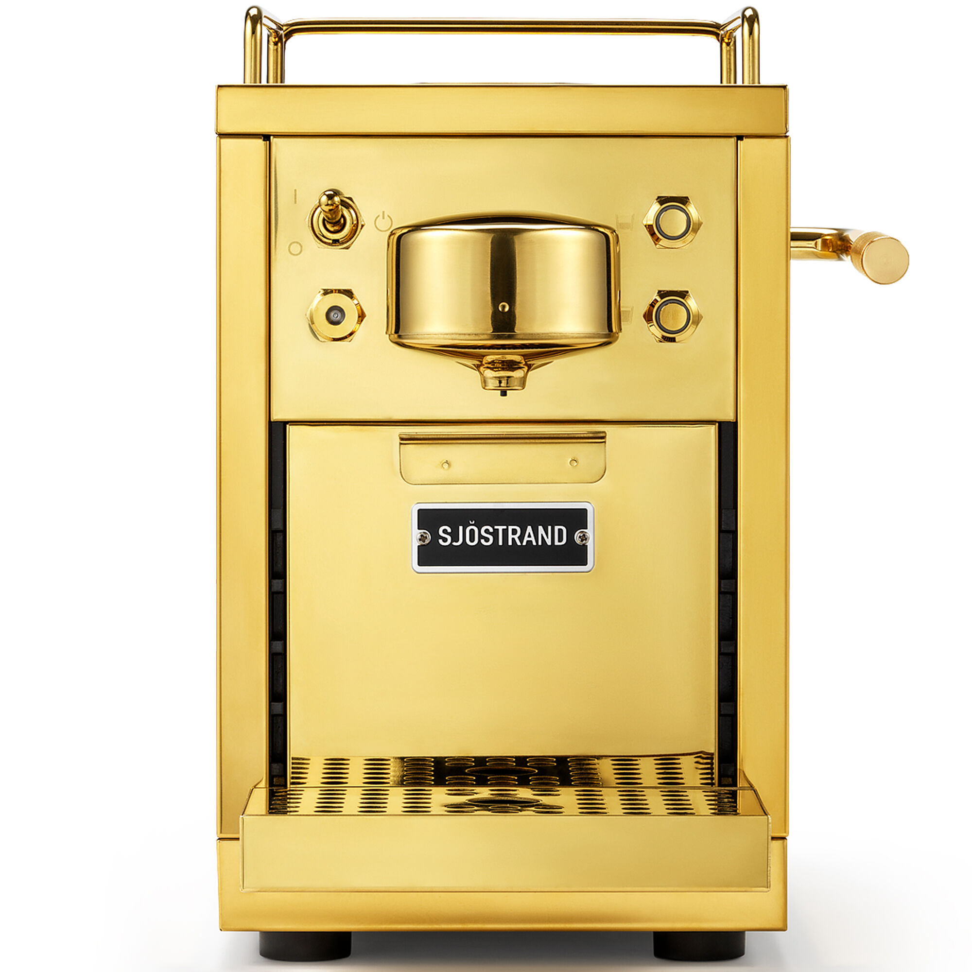 Sjöstrand Coffee The Original   Kapselmaskine  Messing