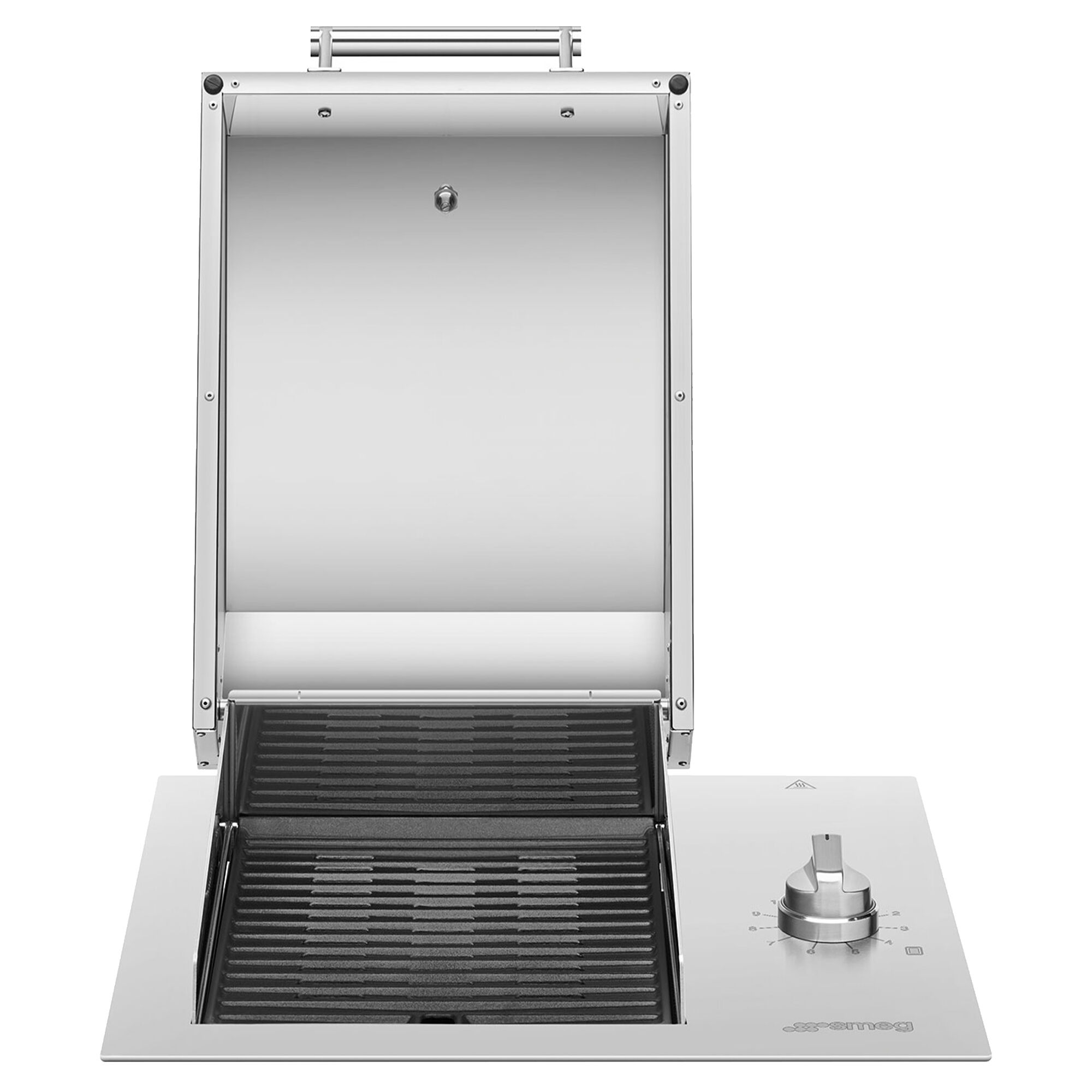 Smeg Bbqe60x Elektrisk Grill 60 Cm   Rustfrit Stål