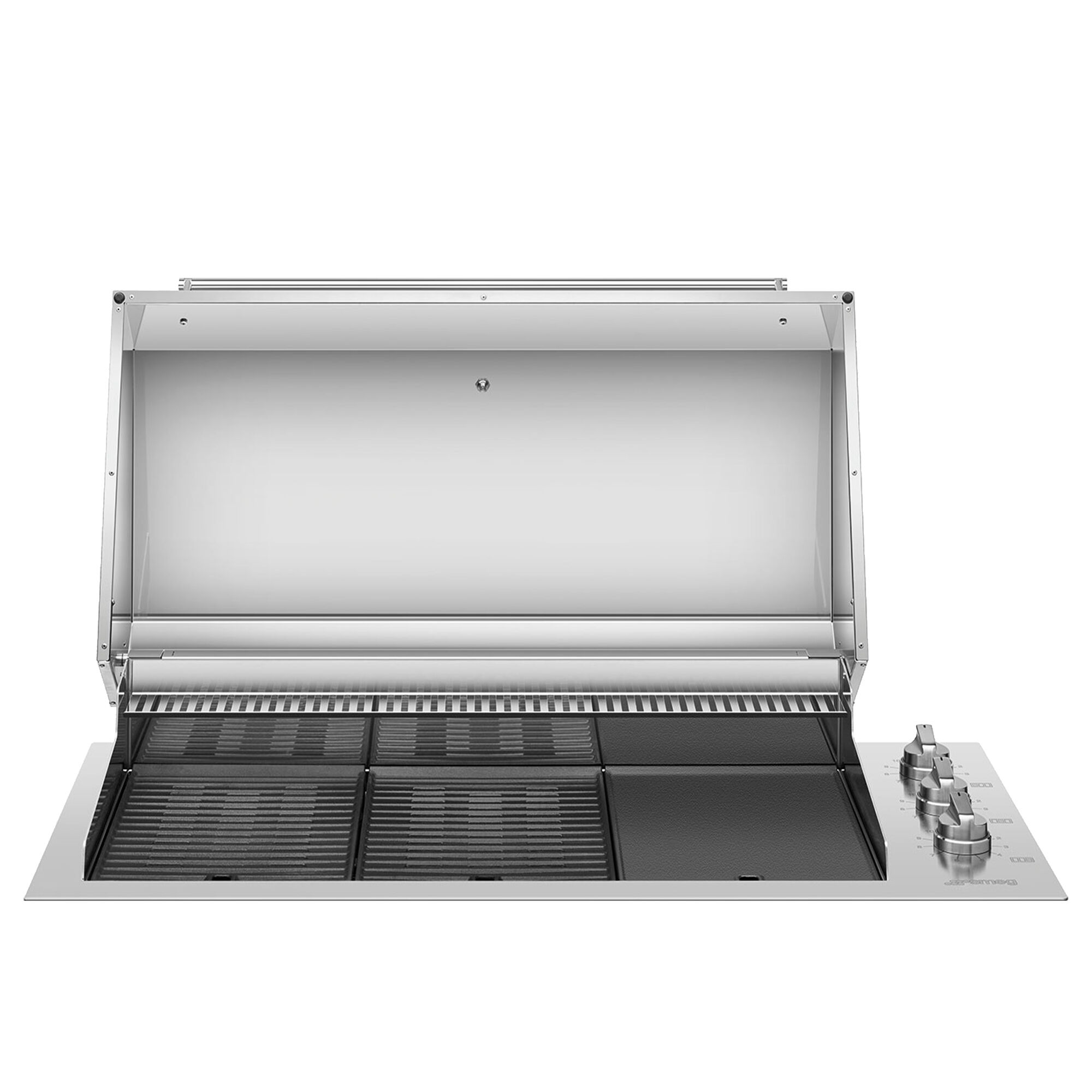 Smeg Bbqe12x Elektrisk Grill 120 Cm  Rustfrit Stål
