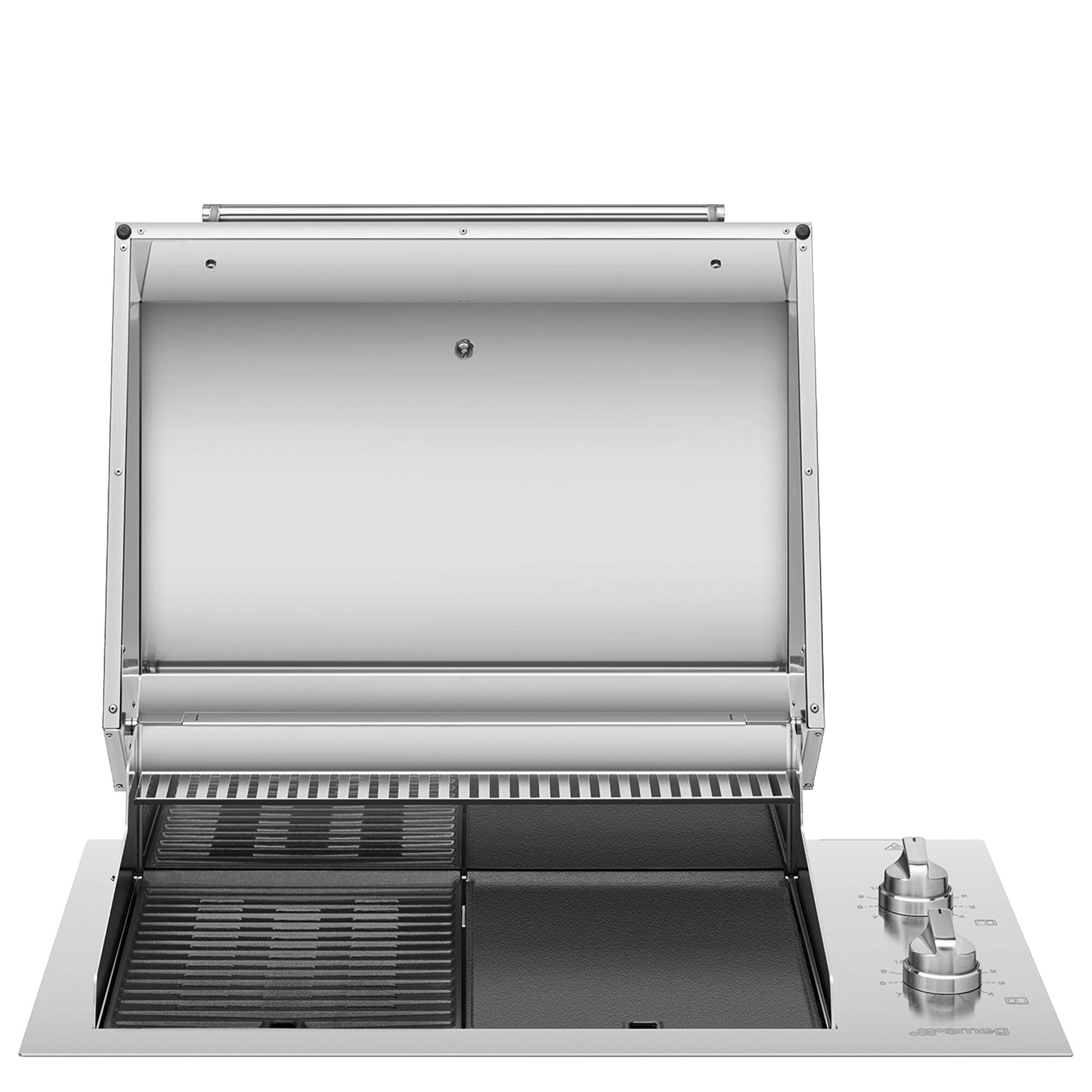Smeg Bbqe90x Elektrisk Grill  90 Cm  Rustfrit Stål