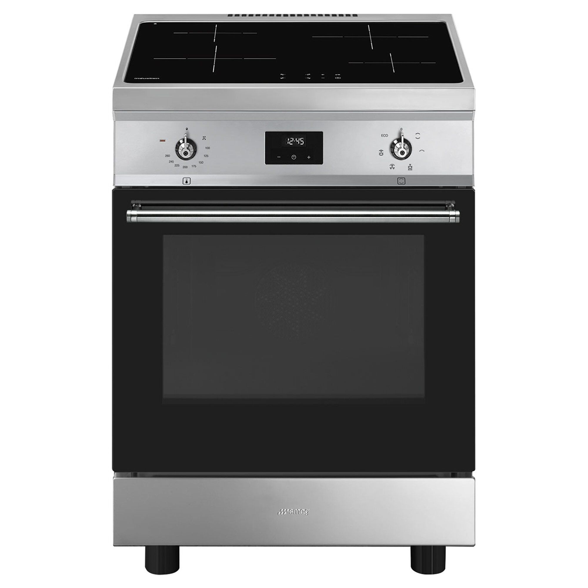 Smeg C6imxt2 Induktionskomfur 60 Cm  Rustfrit Stål