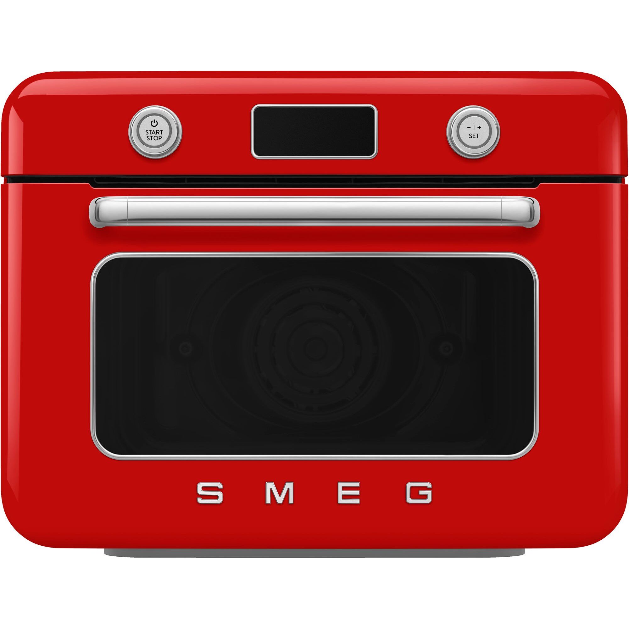 Smeg Cof01rdeu Fritstående Dampovn  Rød