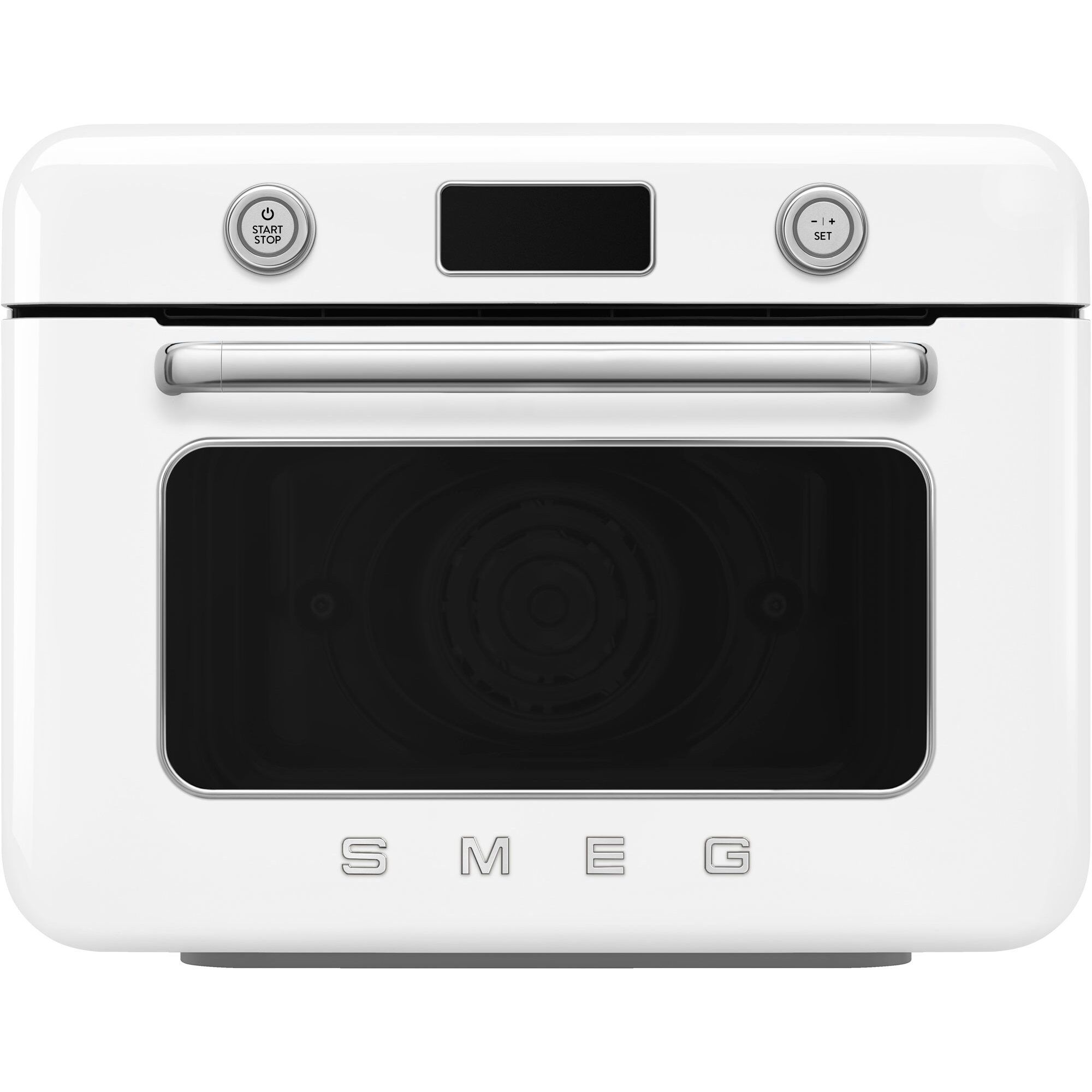 Smeg Cof01wheu Fritstående Dampovn  Hvid